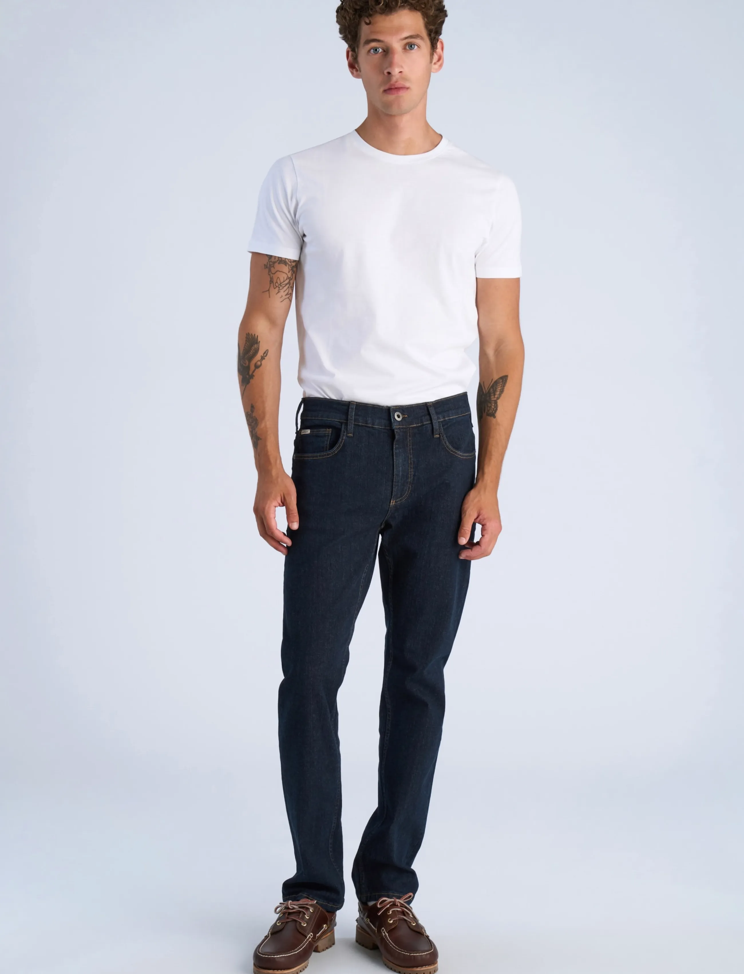 Lindbergh - Tapered fit jeans - trousers & jeans - rinse - 0