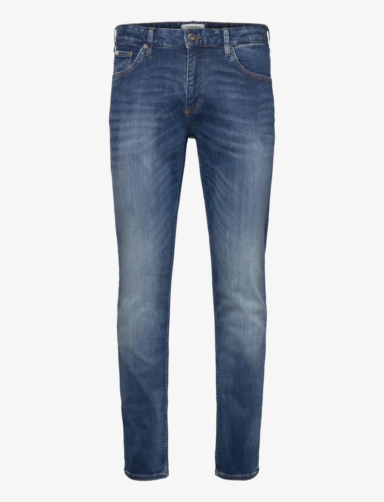 Lindbergh - Superflex jeans mid nigth blue - slim jeans - mid night blue - 0