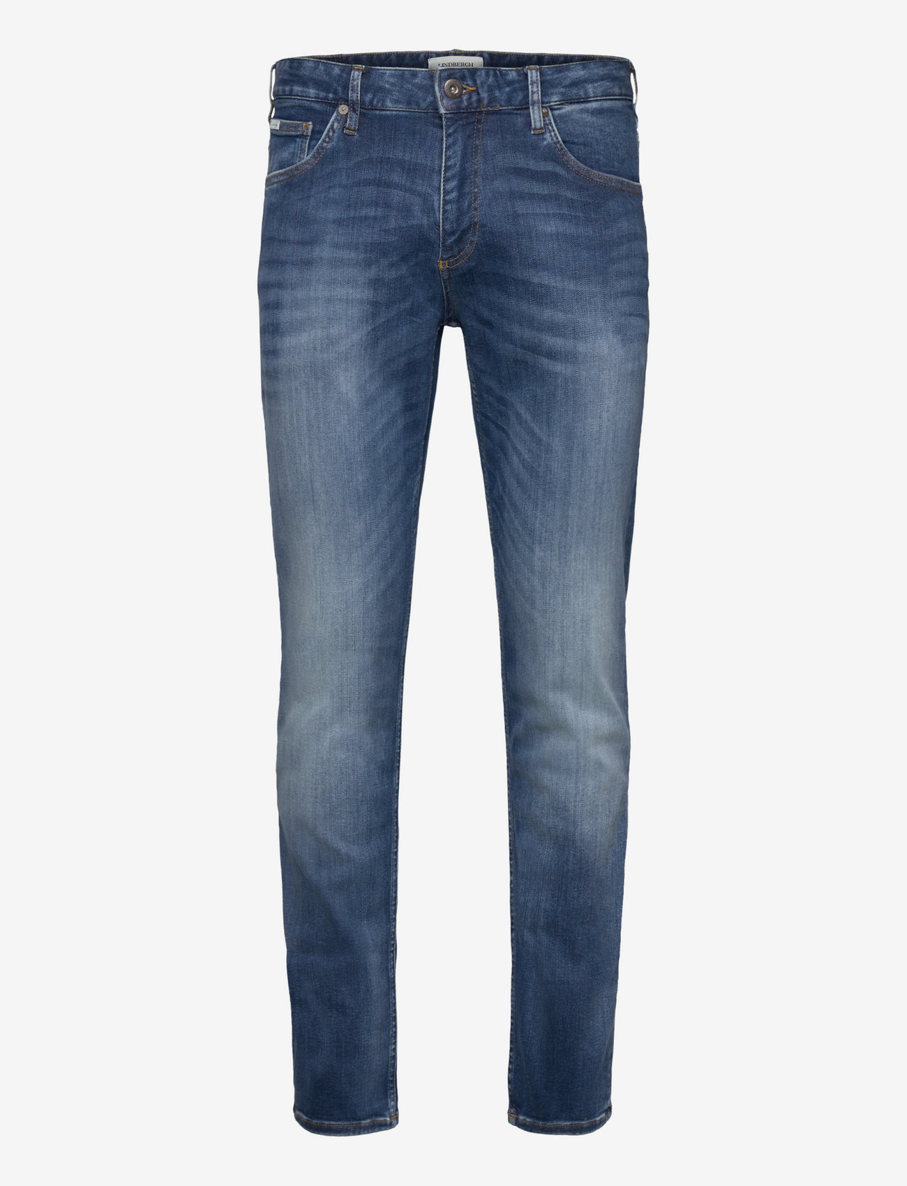 Lindbergh - Superflex jeans mid nigth blue - Ta - bukser & jeans - mid night blue - 0