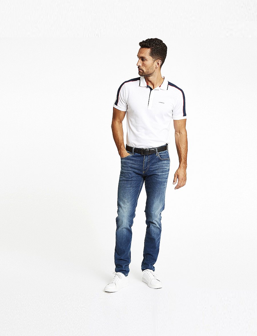 Lindbergh - Superflex jeans original blue - Tapered fit - alt kitsenevad teksad - original blue - 0