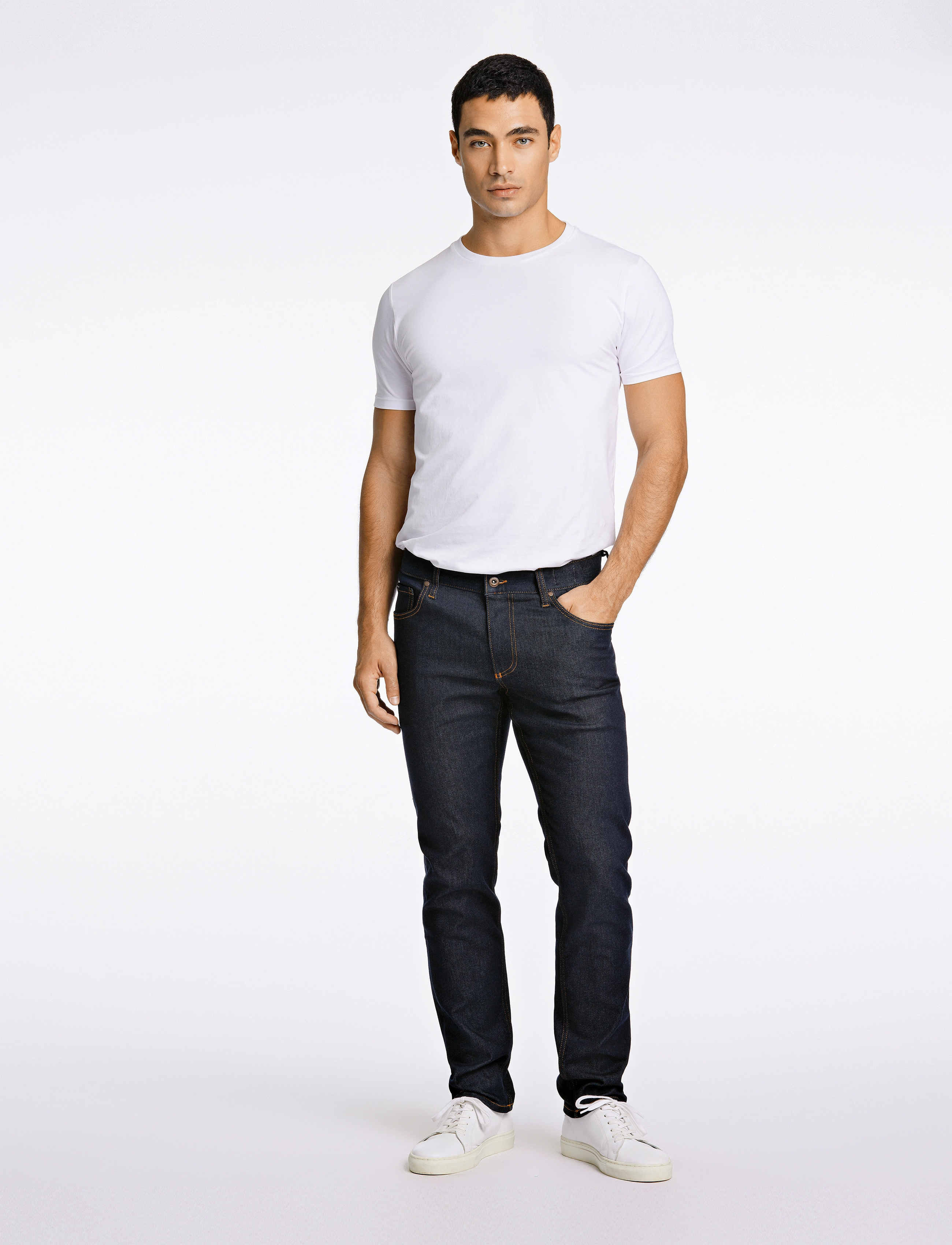 Lindbergh Superflex jeans stay blue - Responible wash - Tapered jeans - STAY BLUE / blue