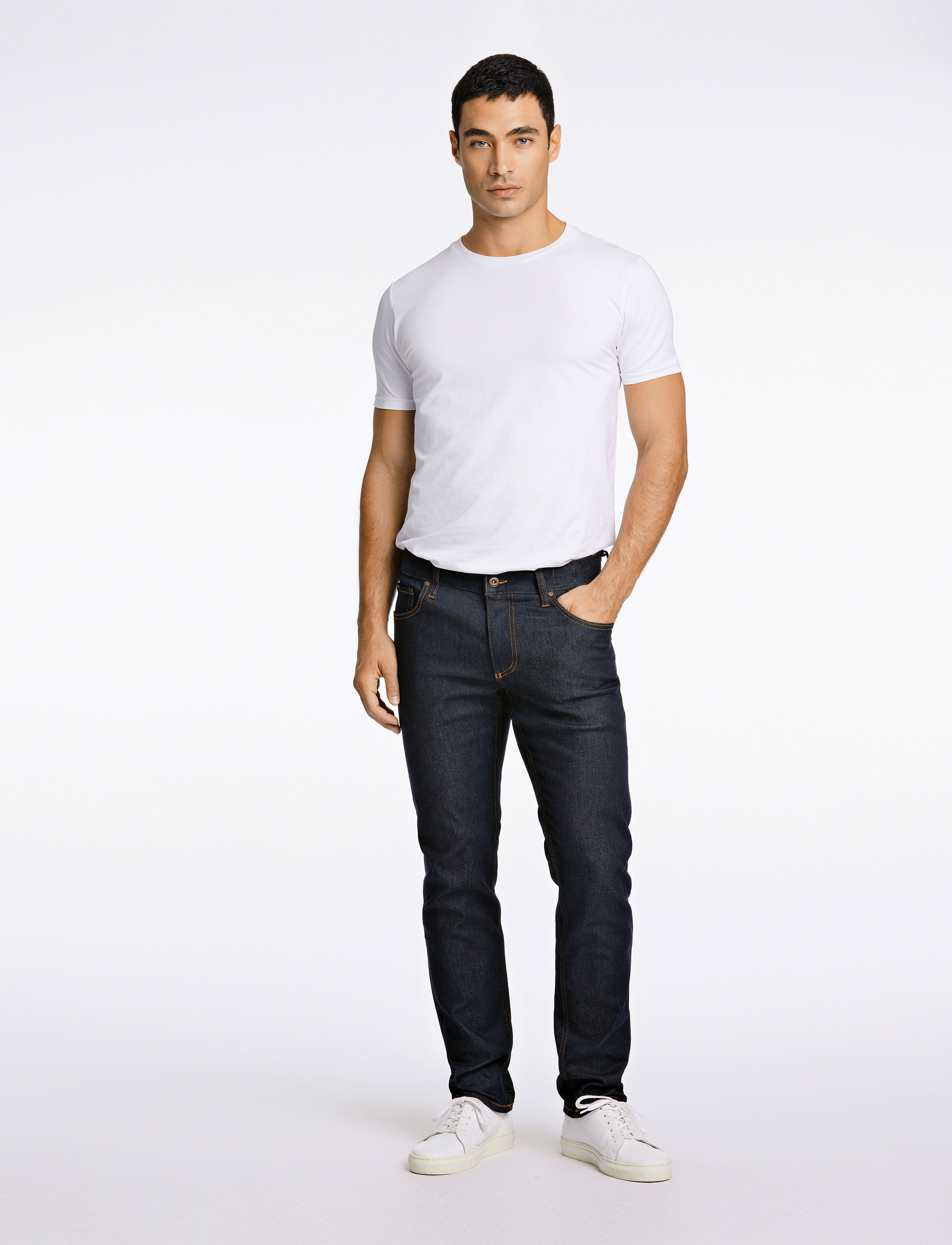 Lindbergh Superflex Jeans Stay Blue - Responible Wash, 32 x 32, Blue, Jeans > Tapered, Herre