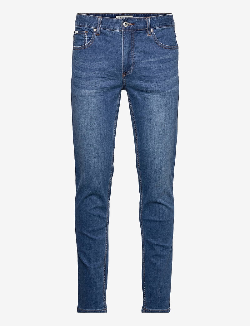 Lindbergh - Superflex tapered fit jeans - tapered jeans - timeless blue - 1