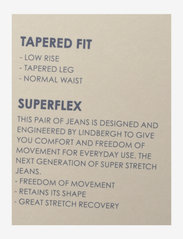 Lindbergh - 5 pocket superflex recycled polyest - tapered jeans - temper blue - 3
