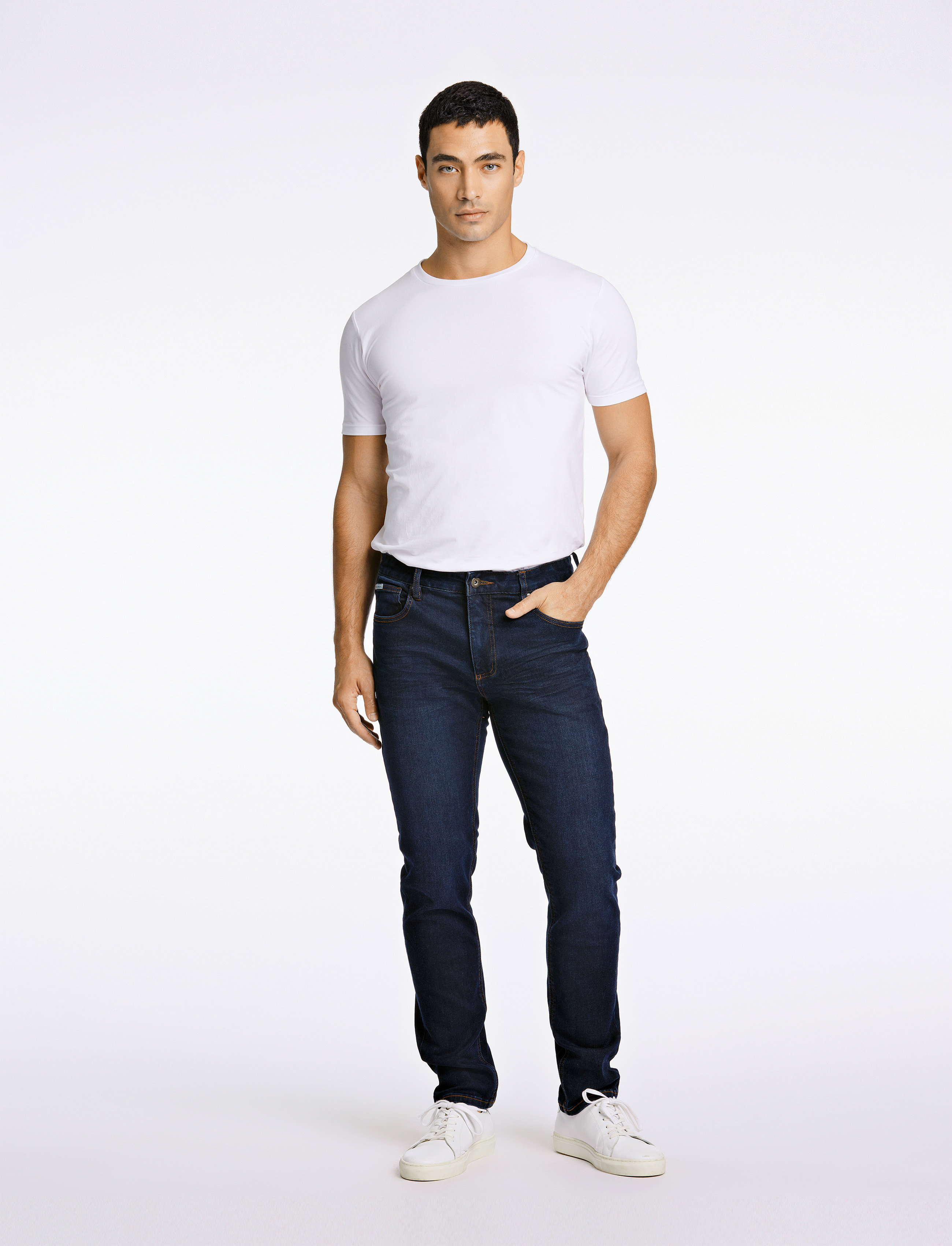 Lindbergh 5 Pocket Superflex Jeans, 32 x 32, Blue, Jeans > Tapered, Herre