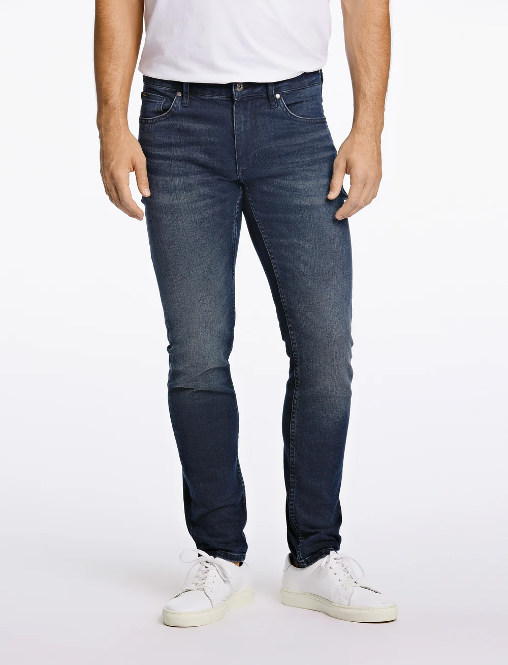 Lindbergh - Sustainable wash jeans - tapered-lõikega teksad - dark rinse - 3
