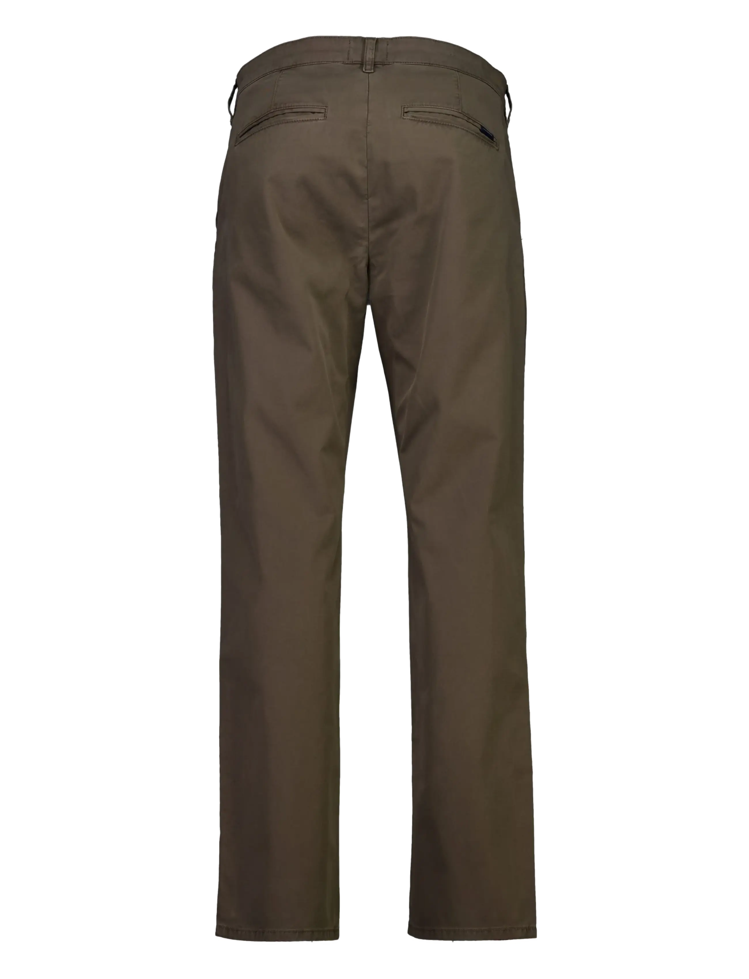 Lindbergh - Stretch twill chino pants - chinos - black olive - 1