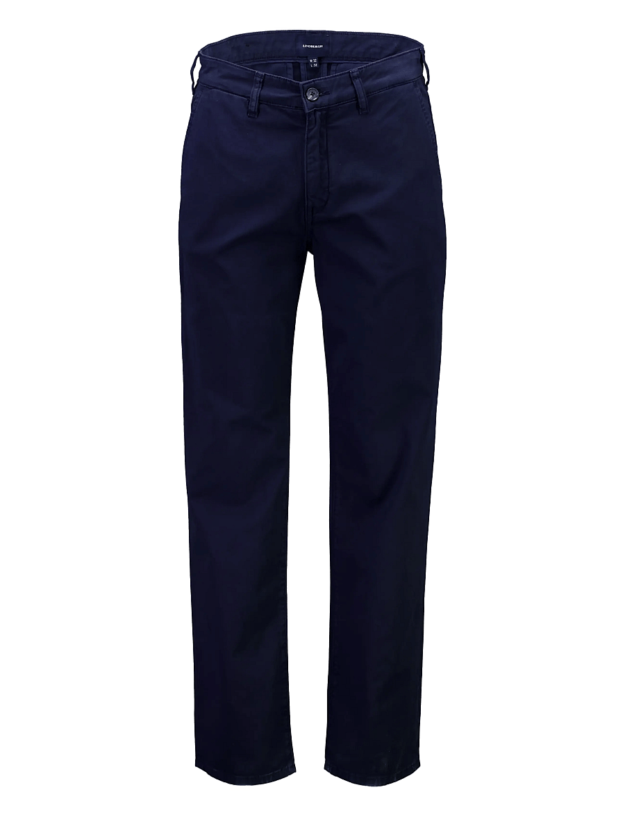 Lindbergh - Stretch twill chino pants - chinos - navy - 1