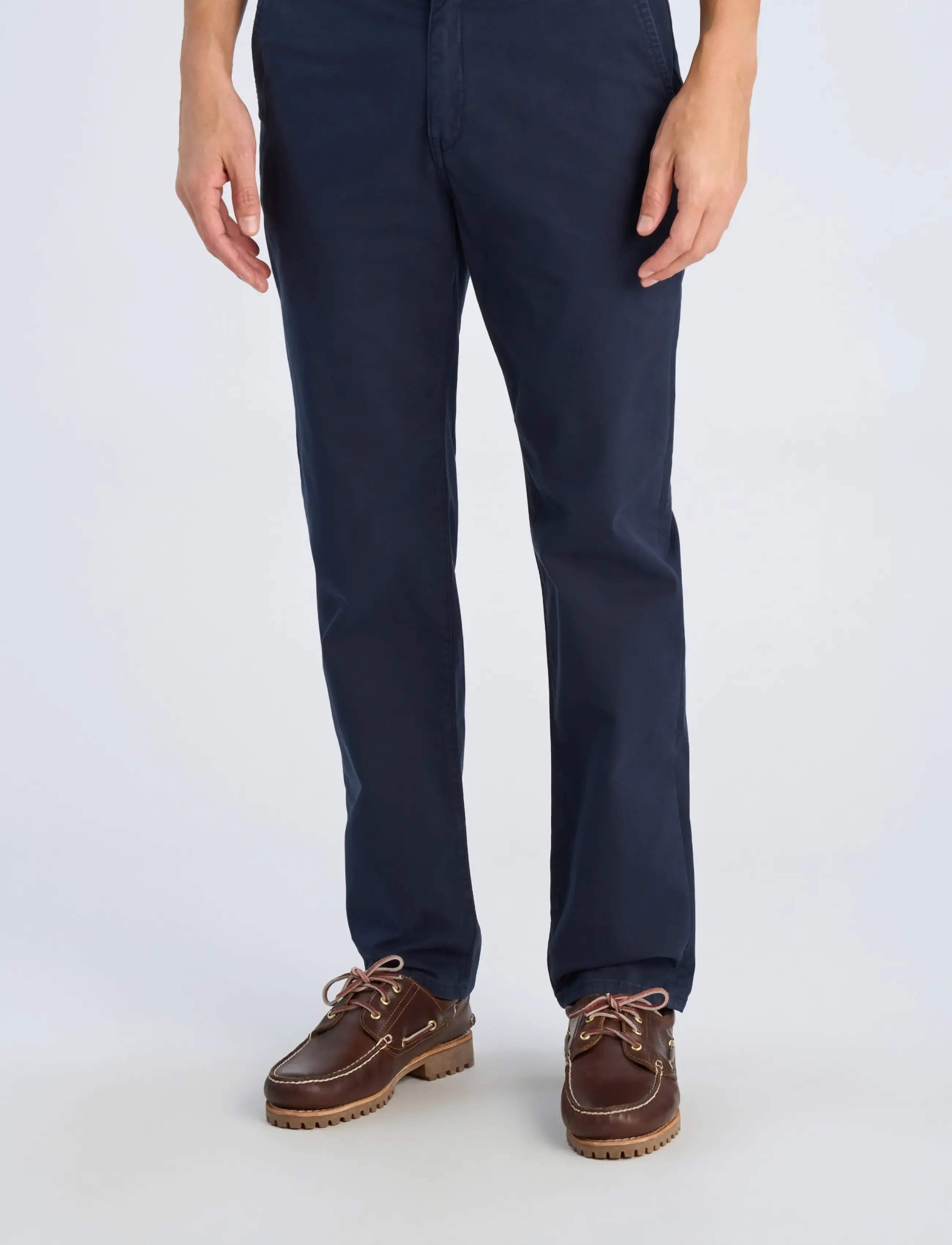 Lindbergh - Stretch twill chino pants - chinos - navy - 3