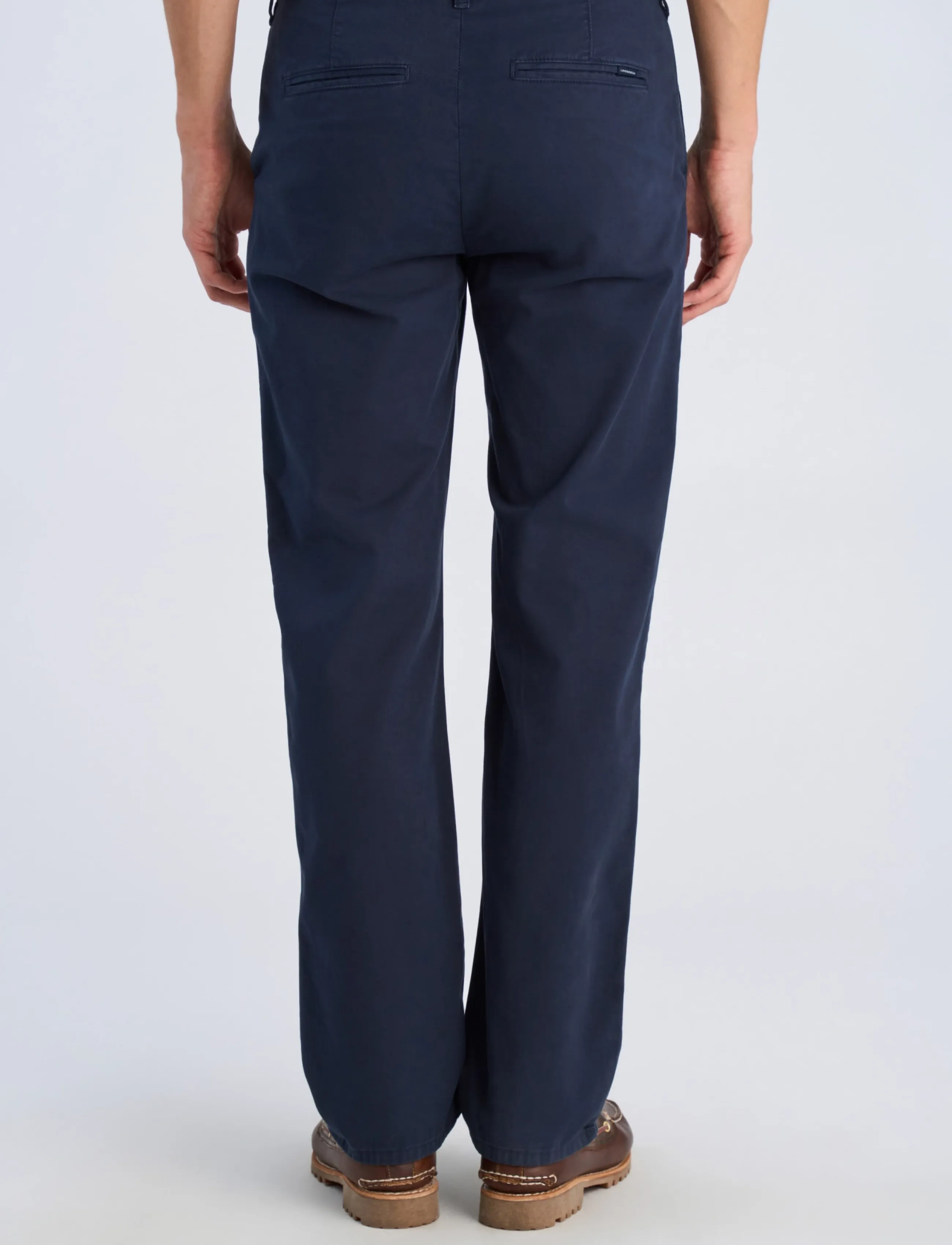 Lindbergh - Stretch twill chino pants - chinos - navy - 4