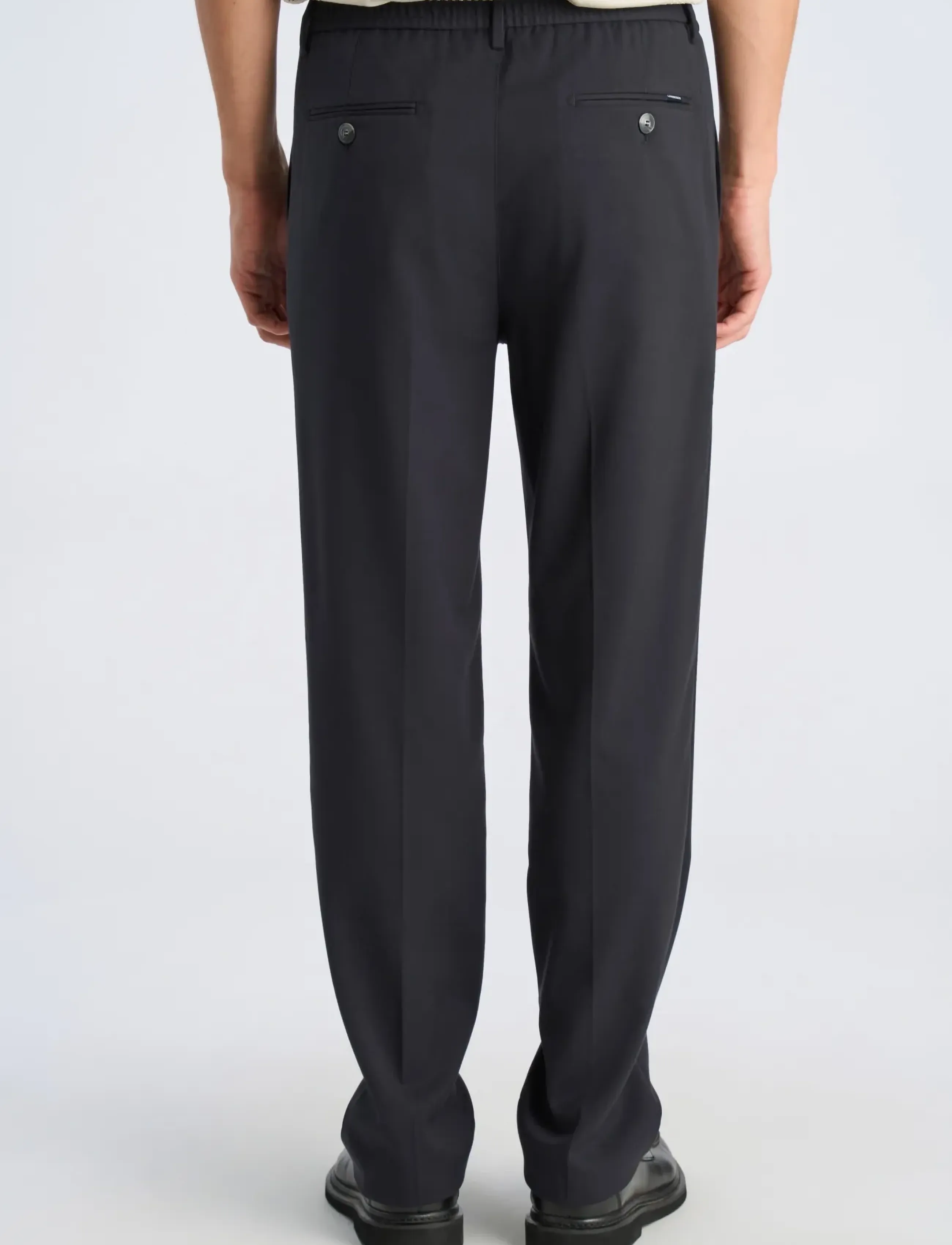 Lindbergh - Stretch twill elasticated pants - casual bukser - dk navy - 4