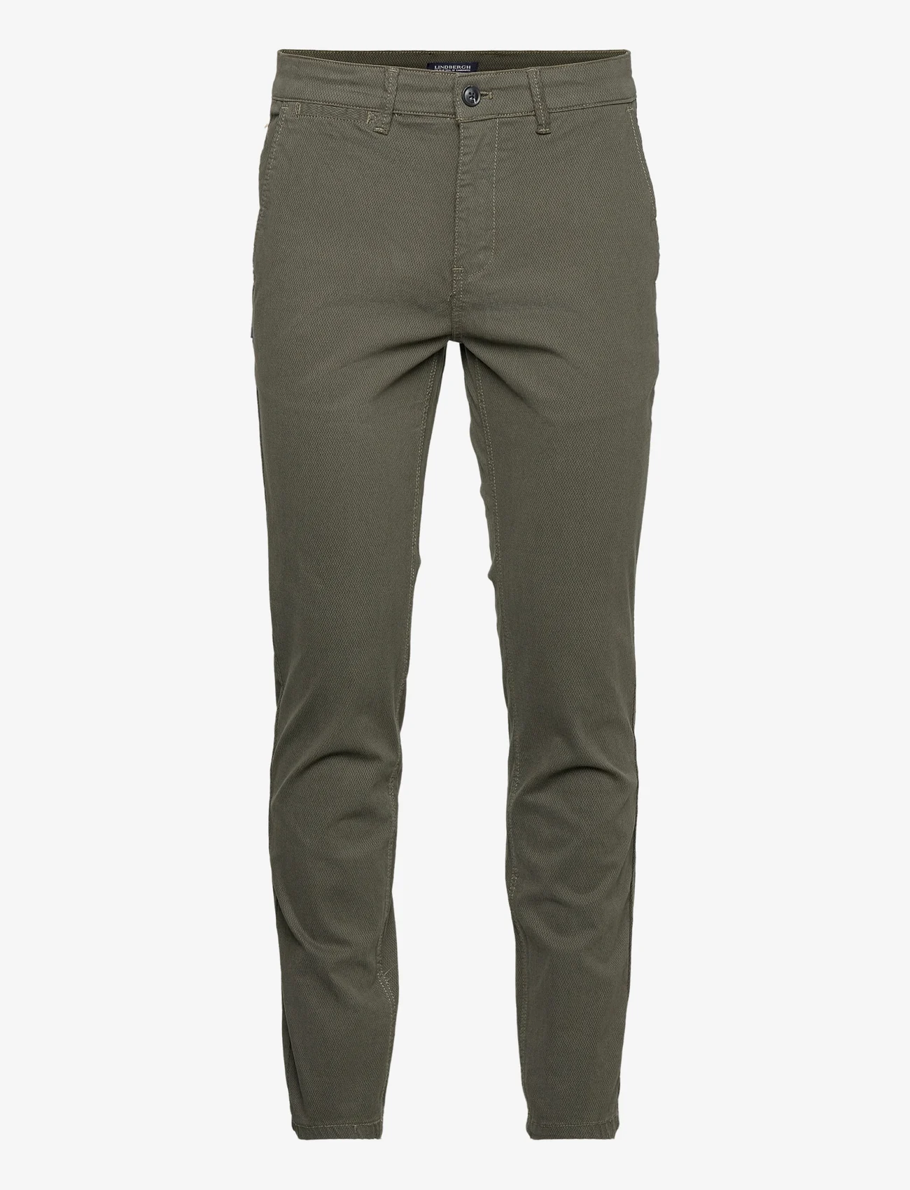 Lindbergh - Structure superflex chinos - chinos - army - 0