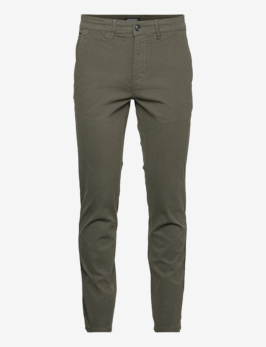 Lindbergh - Structure superflex chinos - chino-püksid - army - 1
