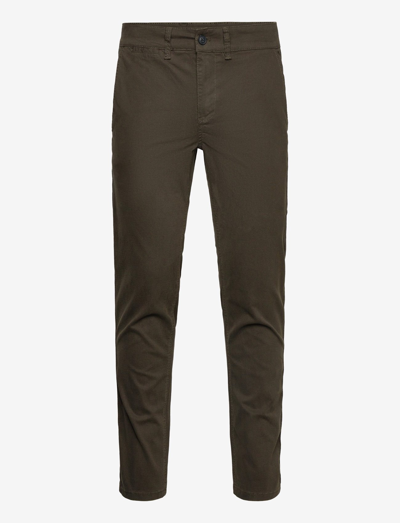 Lindbergh - Structure superflex chinos - höstkläder - army - 0