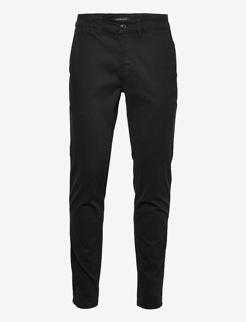 Lindbergh - Structure superflex chinos - chino püksid - black - 1
