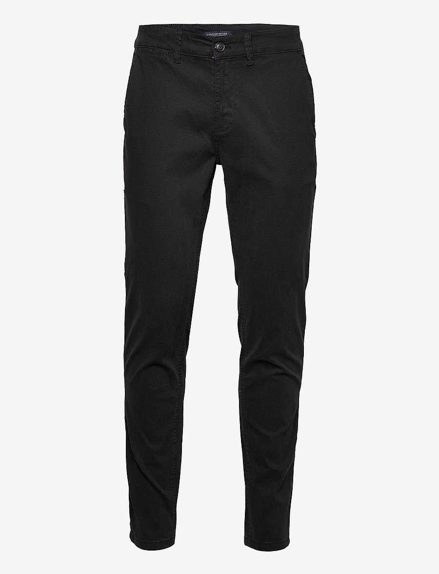 Lindbergh - Structure superflex chinos - chinos - black - 1