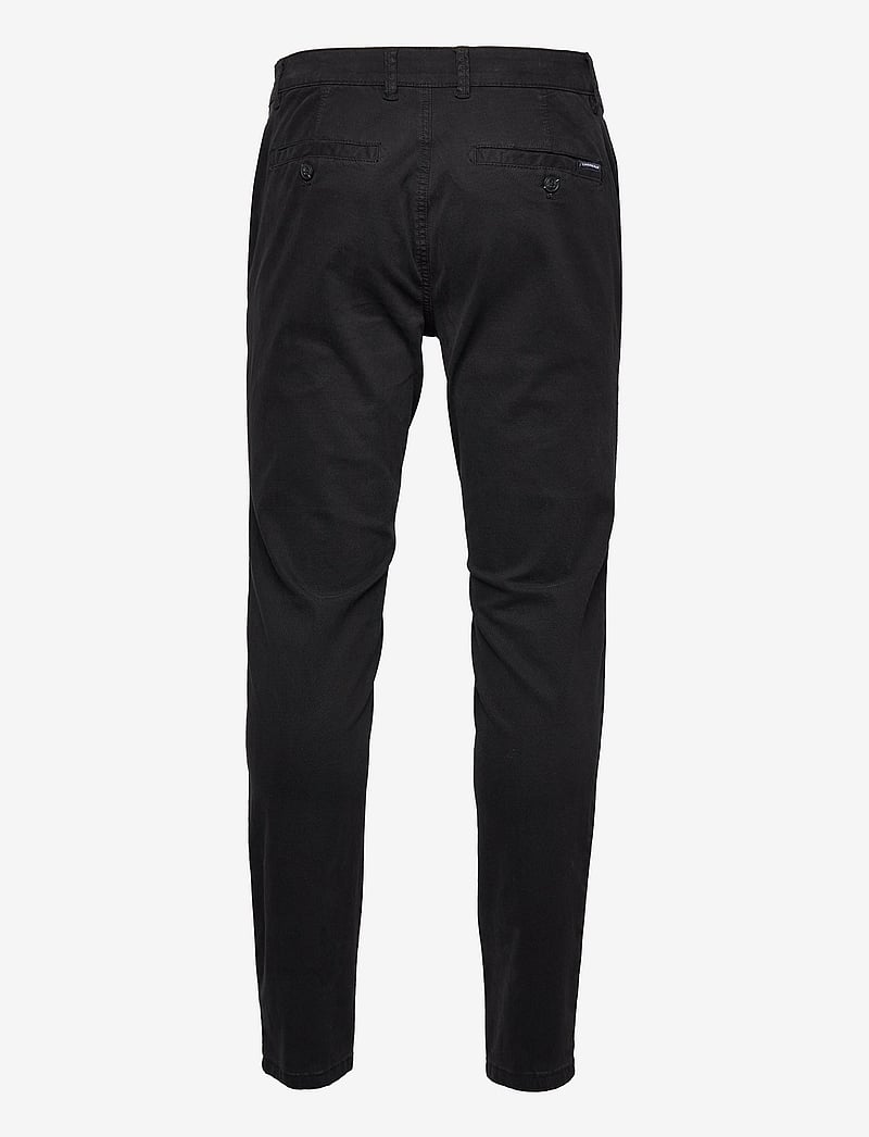 Lindbergh - Structure superflex chinos - chino püksid - black - 2