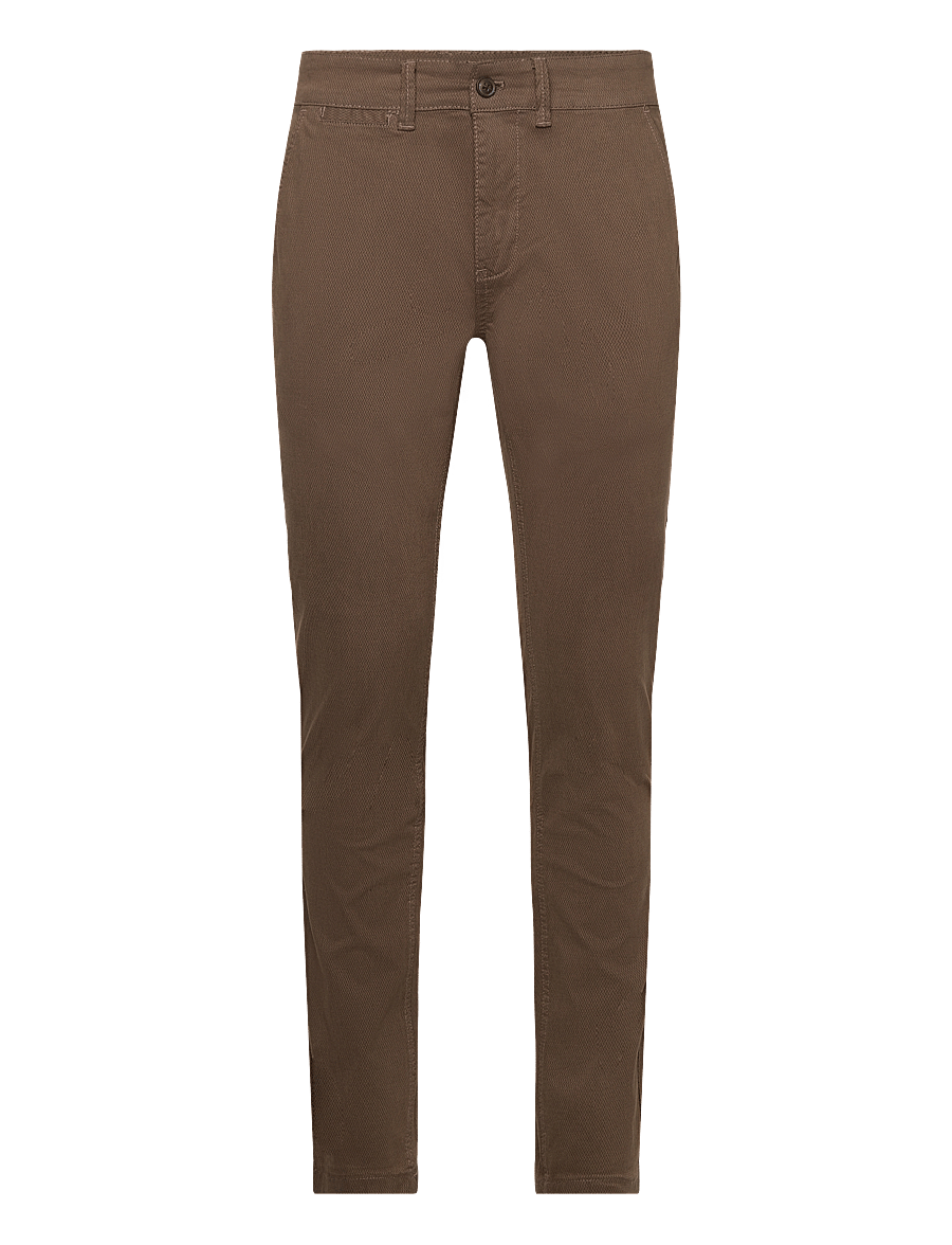 Lindbergh - Structure superflex chinos - chinos - brown - 1