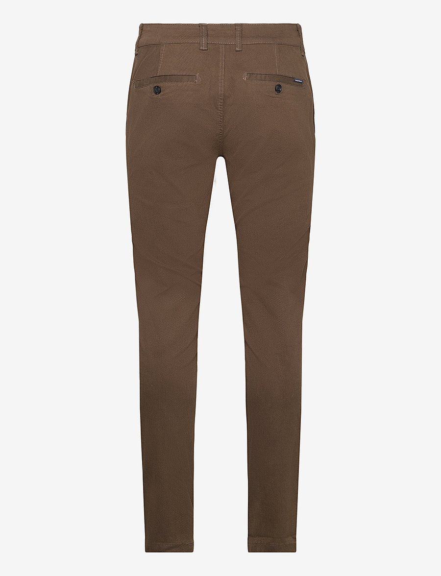 Lindbergh - Structure superflex chinos - chinos - brown - 2