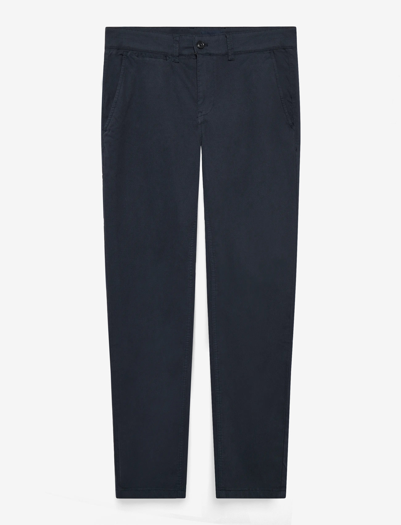 Lindbergh - Structure superflex chinos - herbstliche kleidung - navy - 0