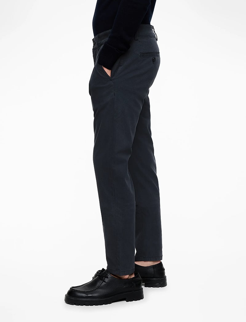 Lindbergh - Structure superflex chinos - chino püksid - navy - 3