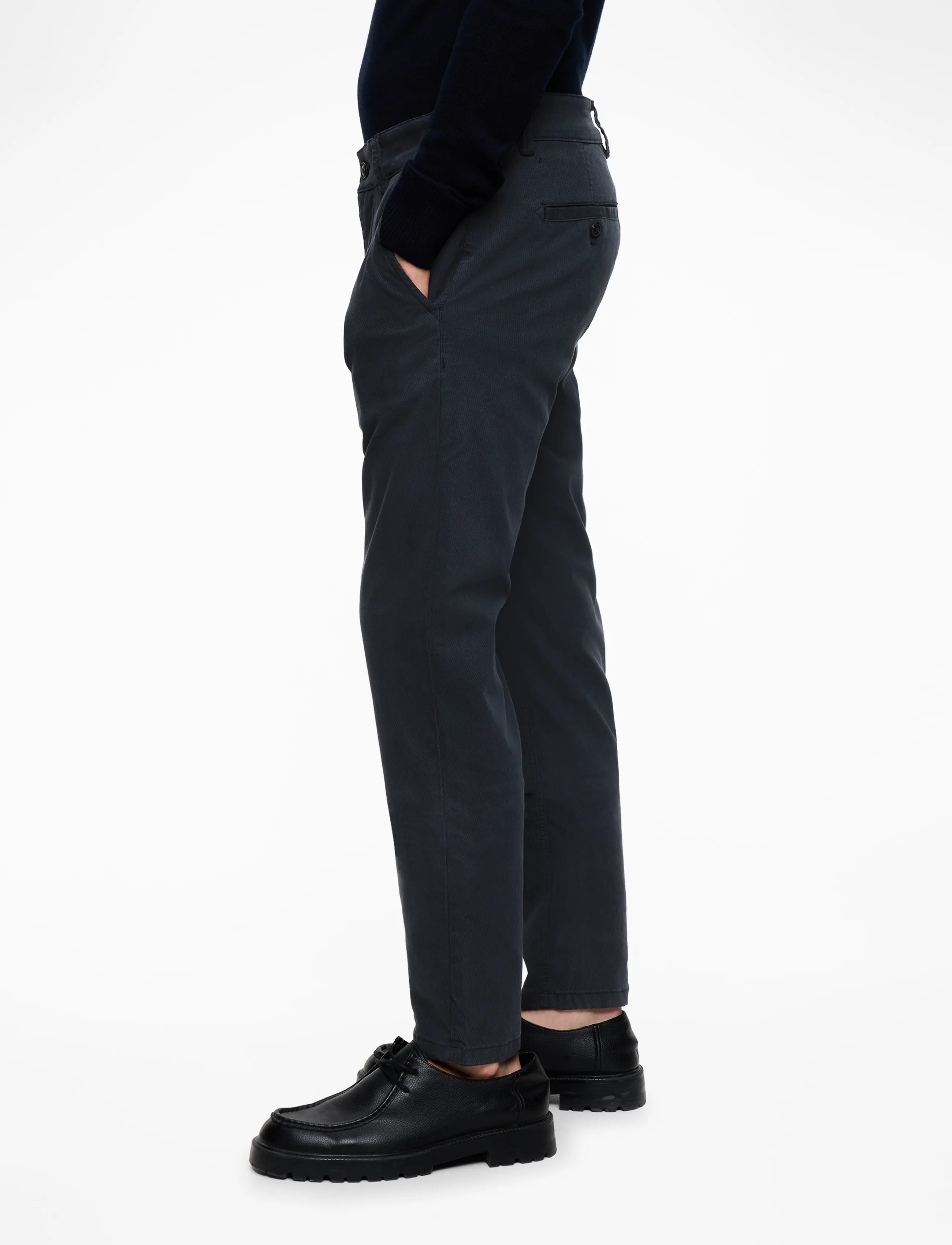 Lindbergh - Structure superflex chinos - chinos - navy - 3