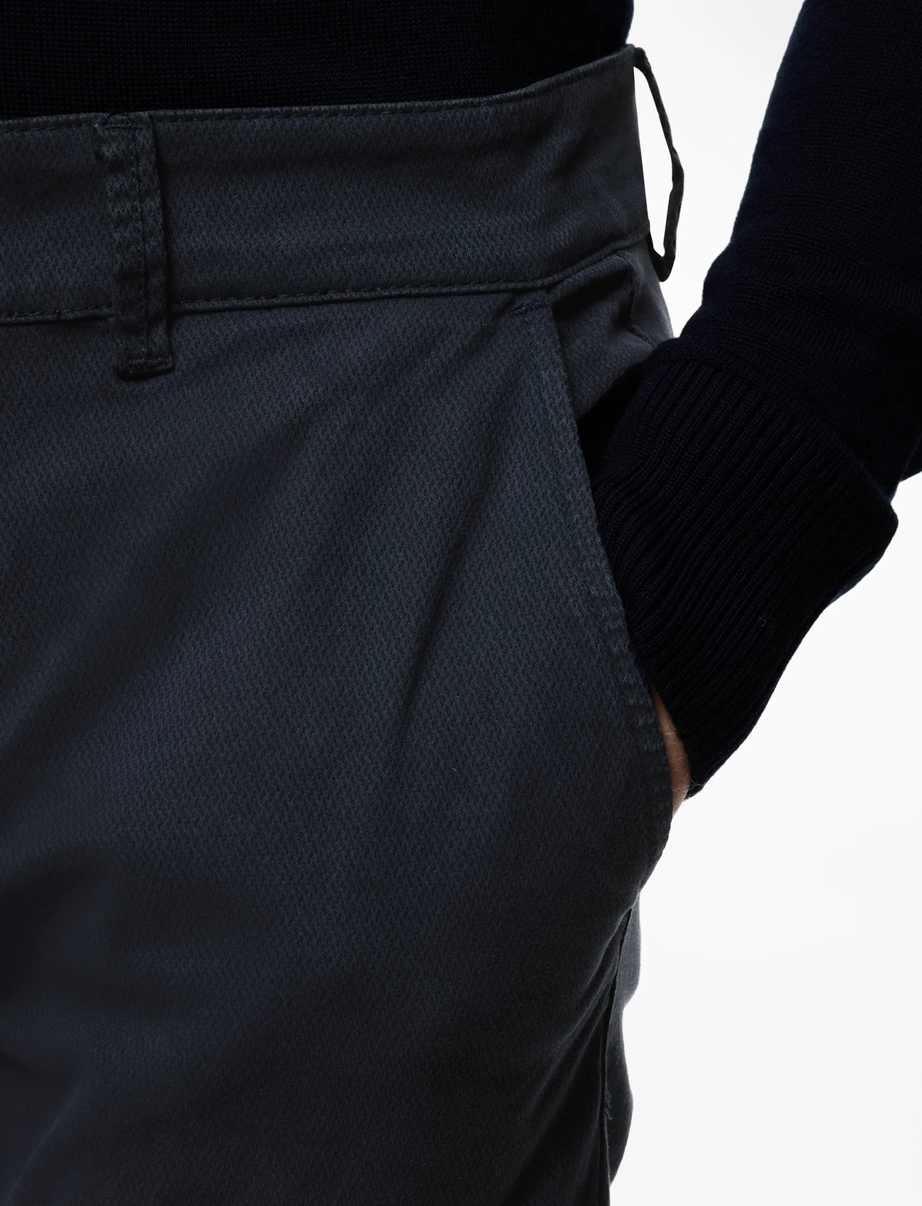 Lindbergh - Structure superflex chinos - herbstliche kleidung - navy - 5