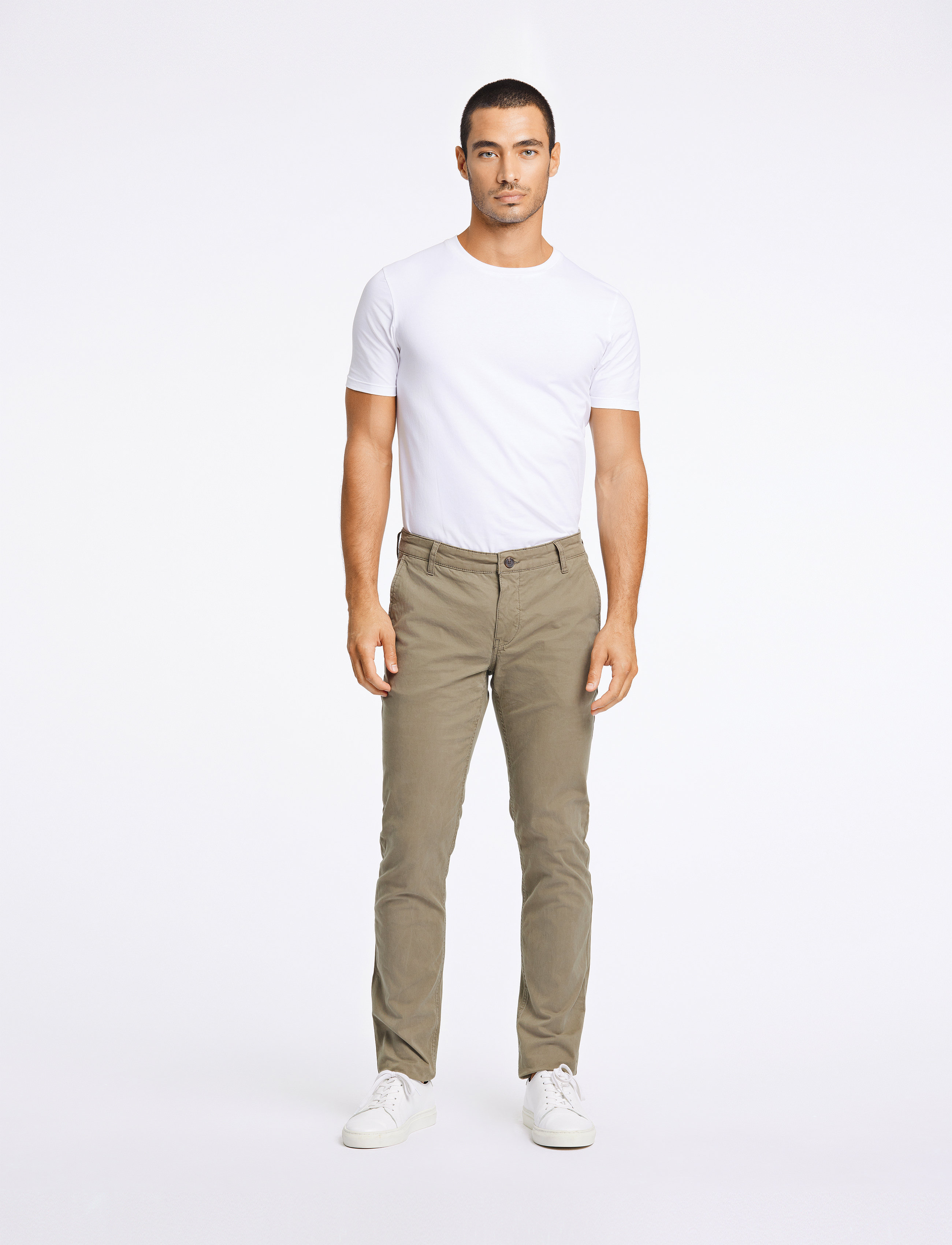 Lindbergh Superflex Chino, 34 x 32, Green, Bukser > Chinos, Herre