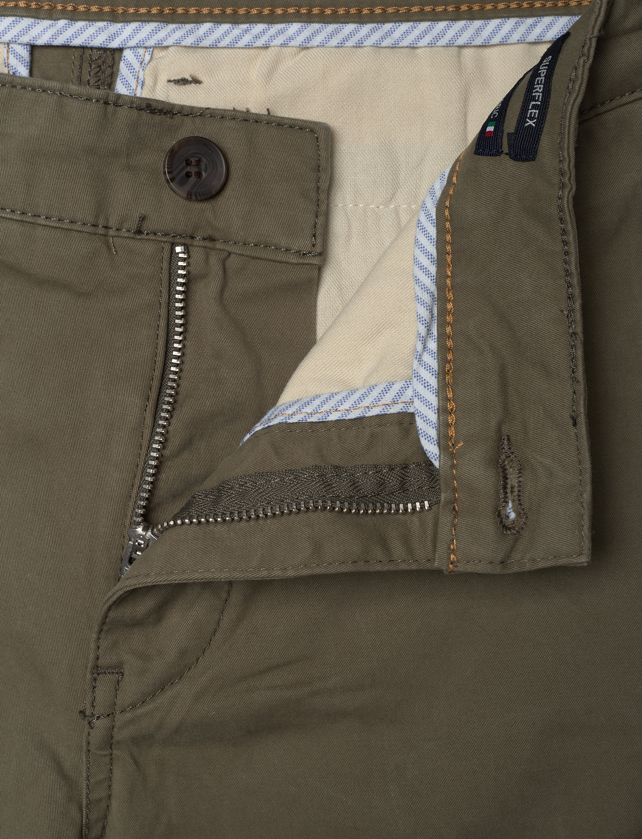 Lindbergh - Superflex Chino - mænd - dusty army - 4