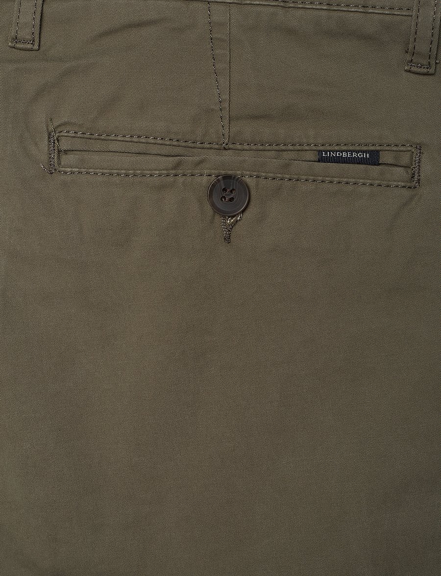 Lindbergh - Superflex Chino - chino-püksid - dusty army - 5