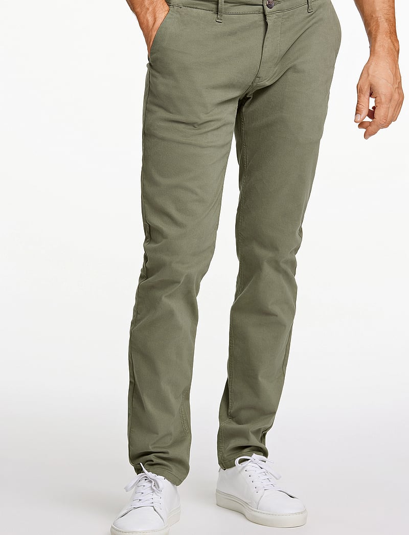 Lindbergh - Superflex Chino - chino püksid - army - 0