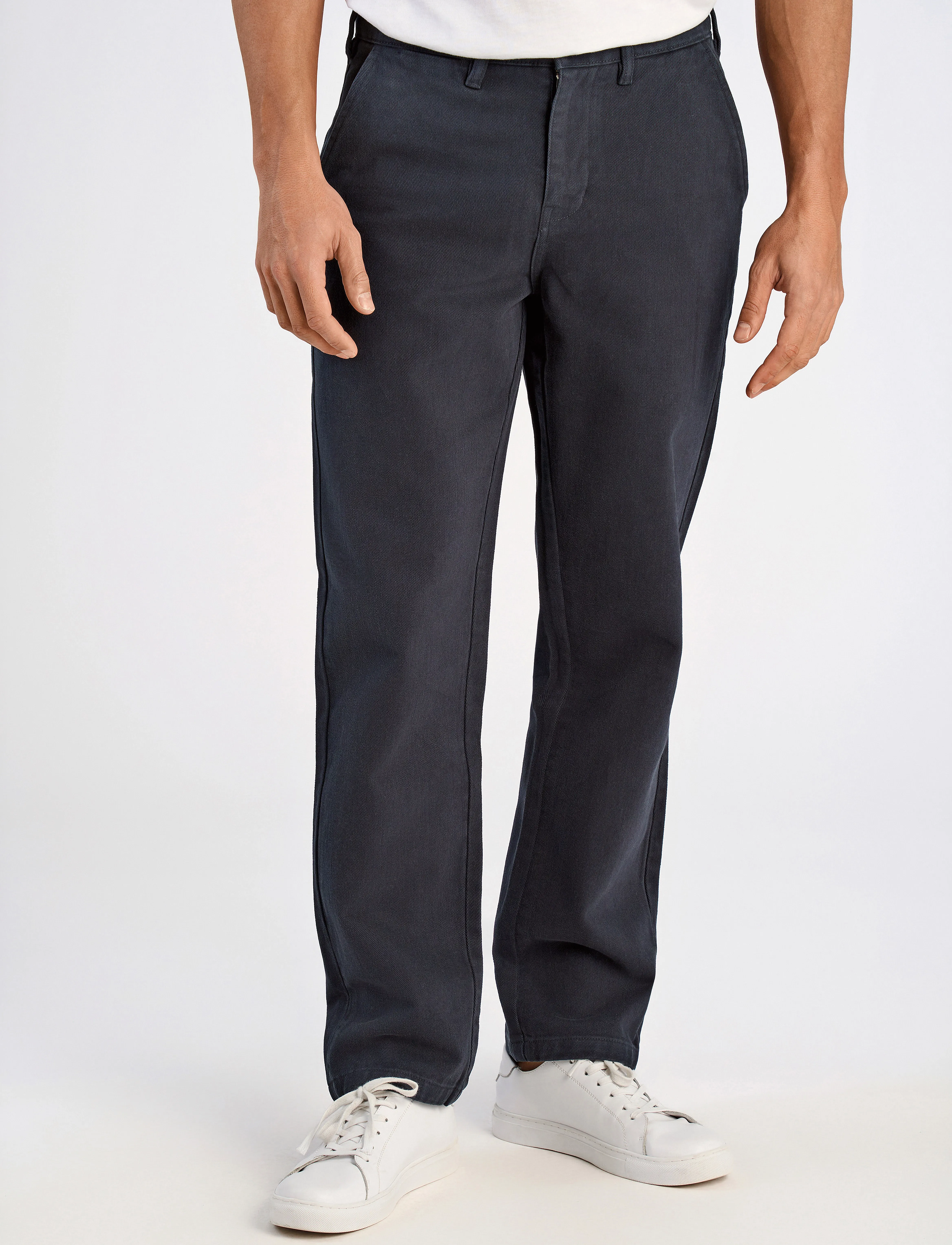Lindbergh - Loose fit chino pants - chinos - navy - 3