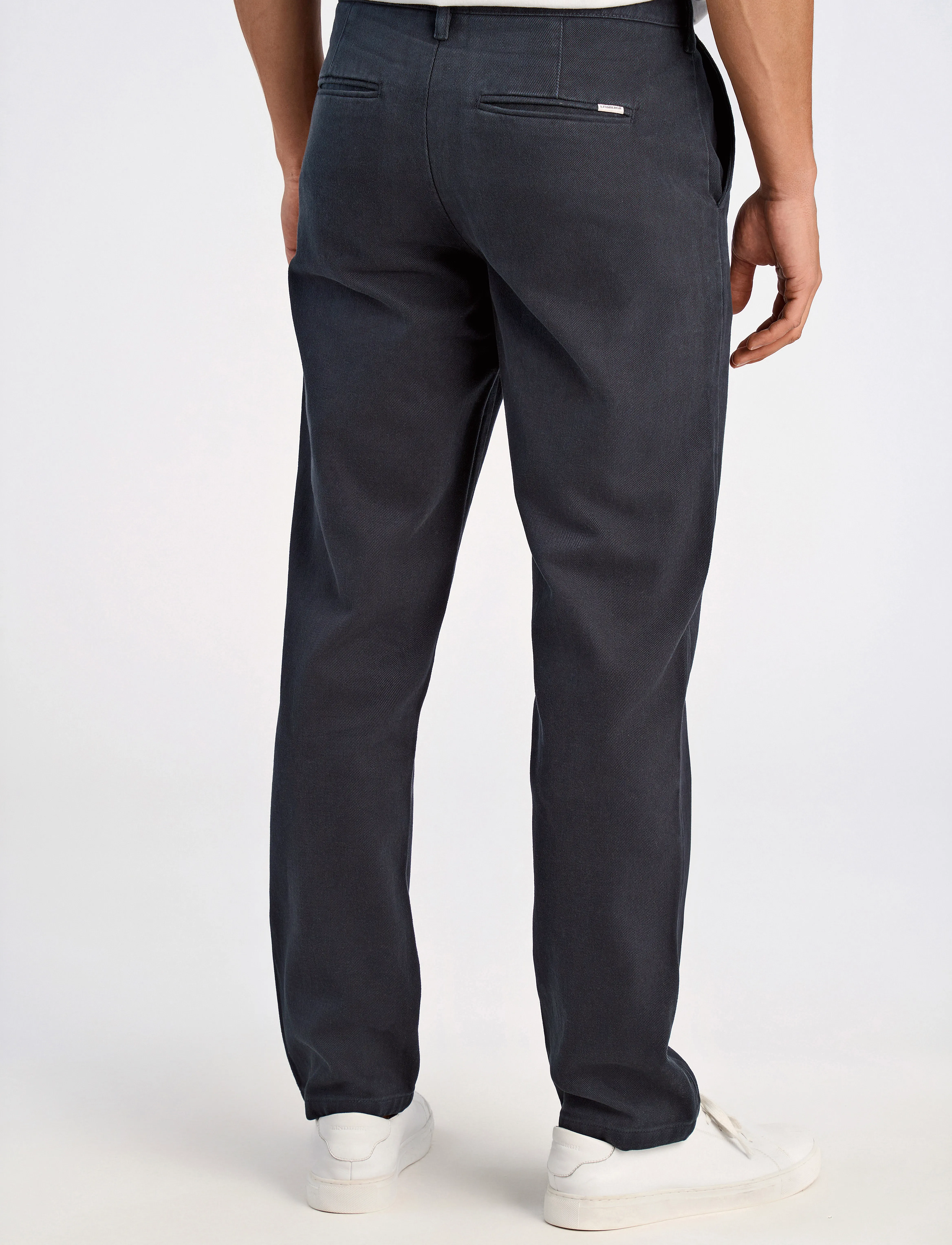 Lindbergh - Loose fit chino pants - chinos - navy - 4