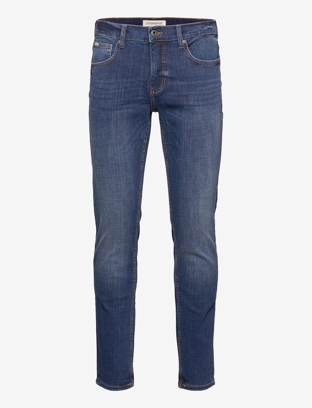 Lindbergh - Superflex jeans heavy blue - džinsa bikses ar tievām starām - heavy blue - 0