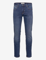 Lindbergh - Superflex jeans heavy blue - slim fit -farkut - heavy blue - 0