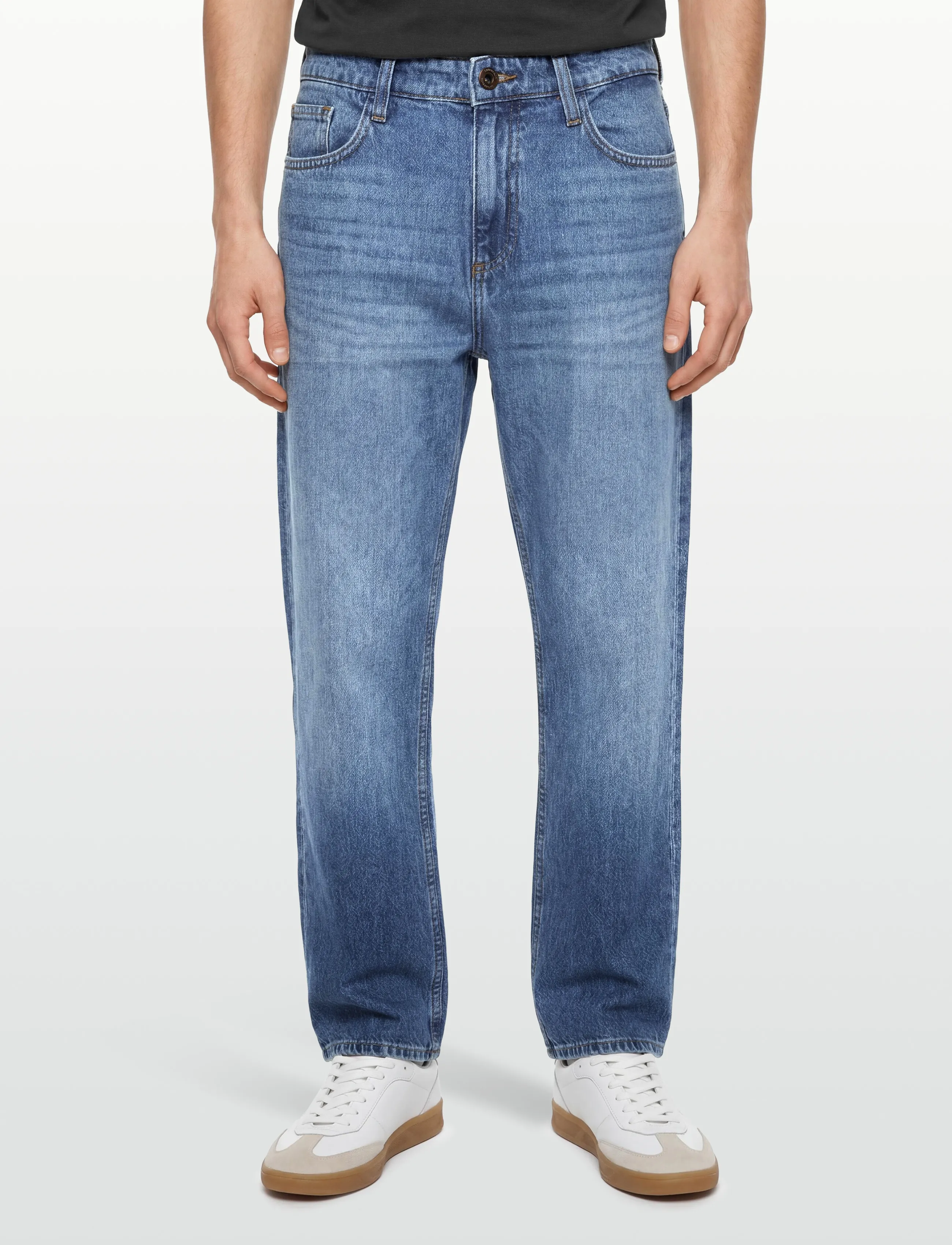 Lindbergh - Loose fit jeans - bukser & jeans - mid blue - 3