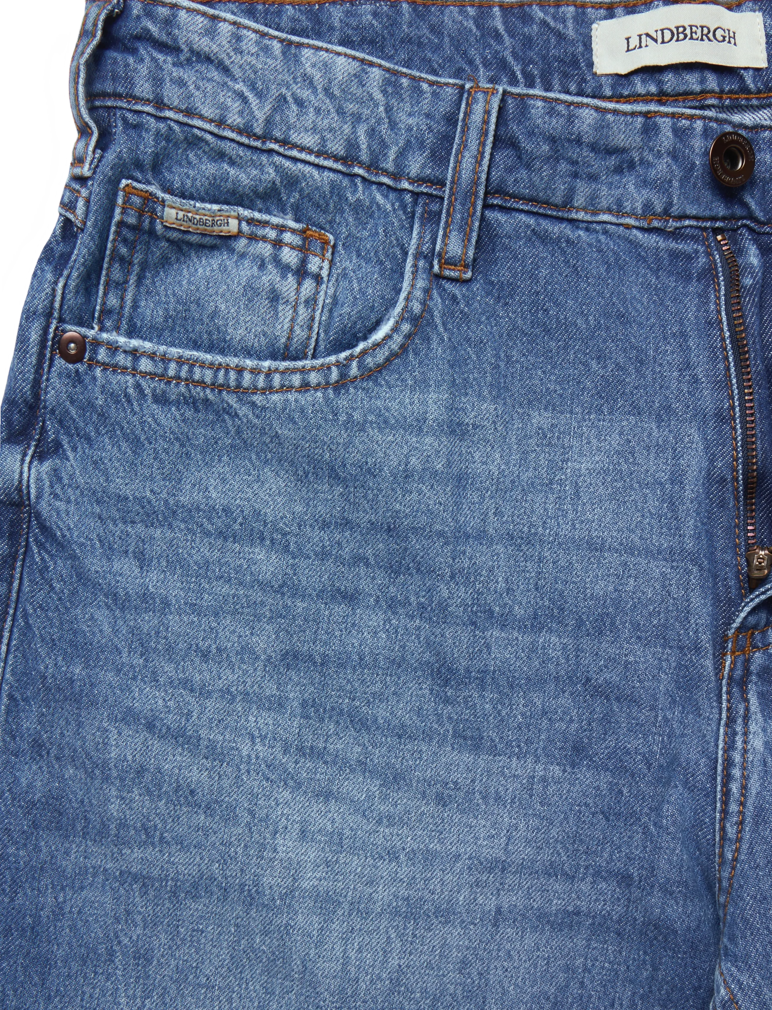 Lindbergh - Loose fit jeans - bukser & jeans - mid blue - 5