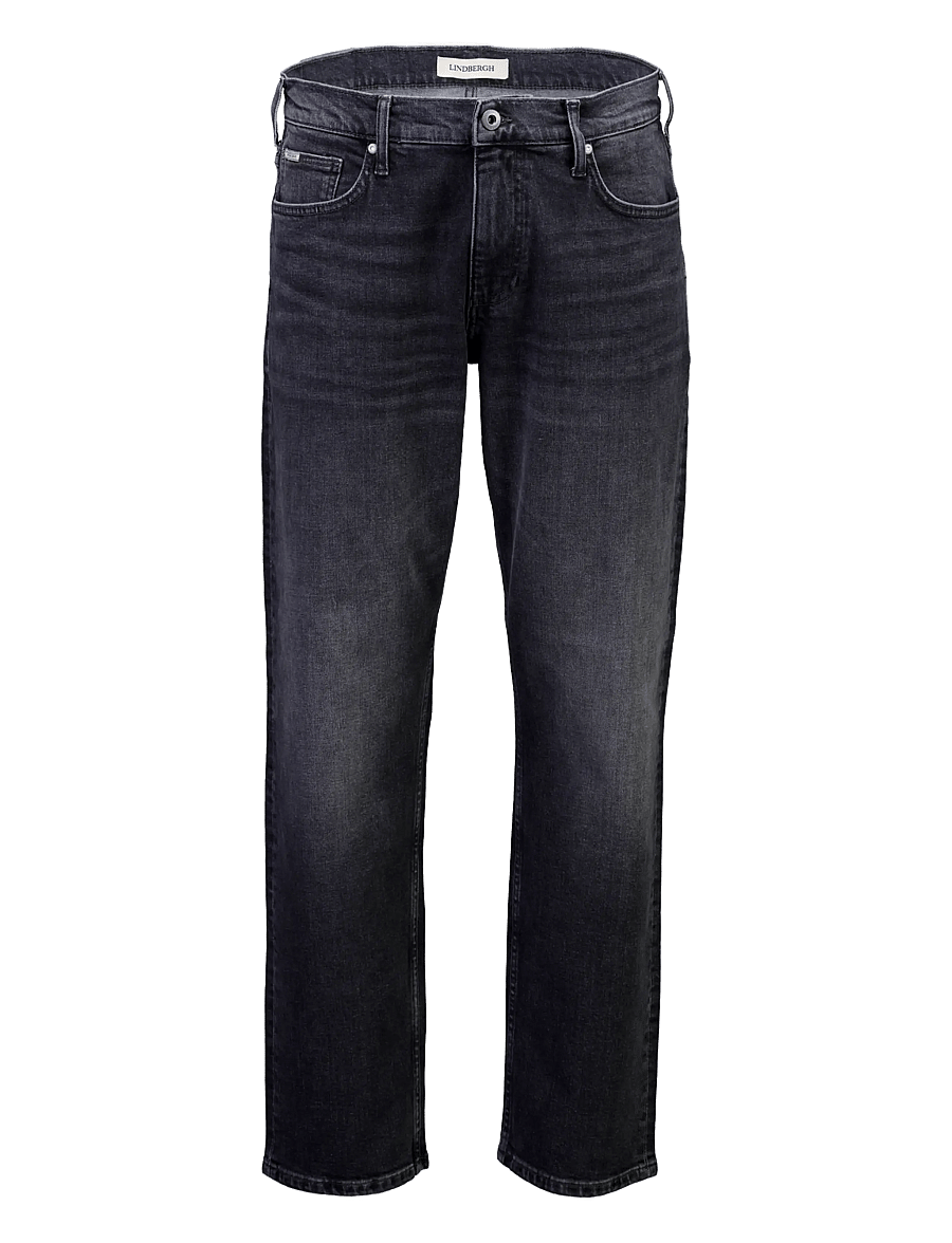 Lindbergh - Loose fit jeans - alt laienevad teksad - black used - 0