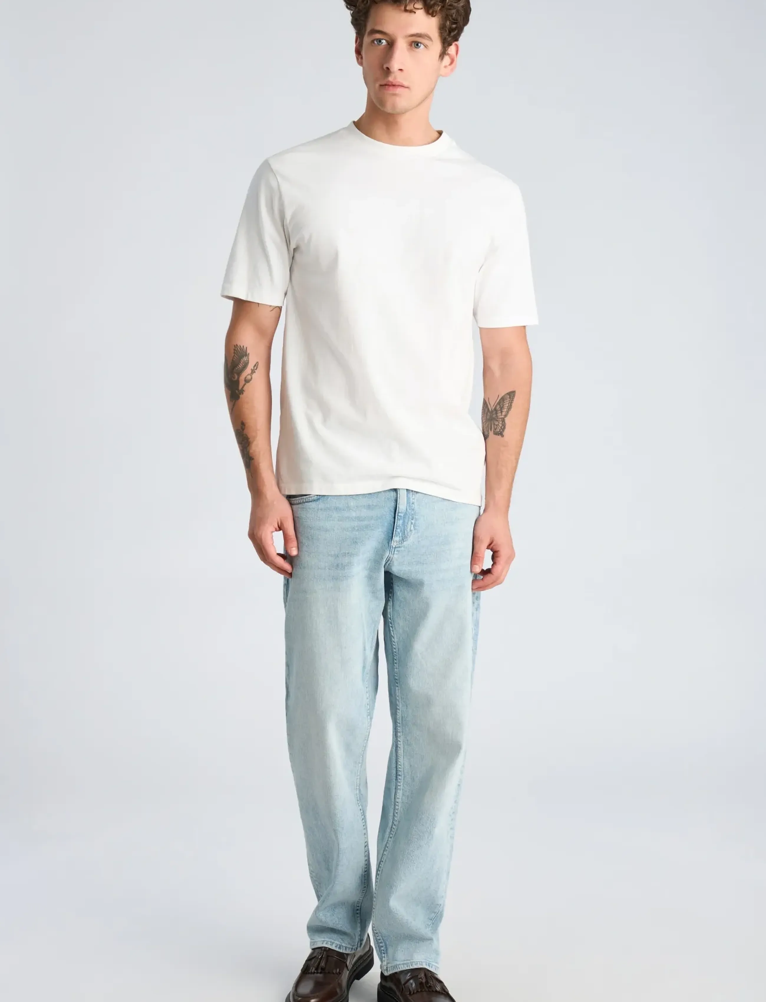 Lindbergh Loose fit jeans - Kolekcijos - LIGHT INDIGO DENIM / blue