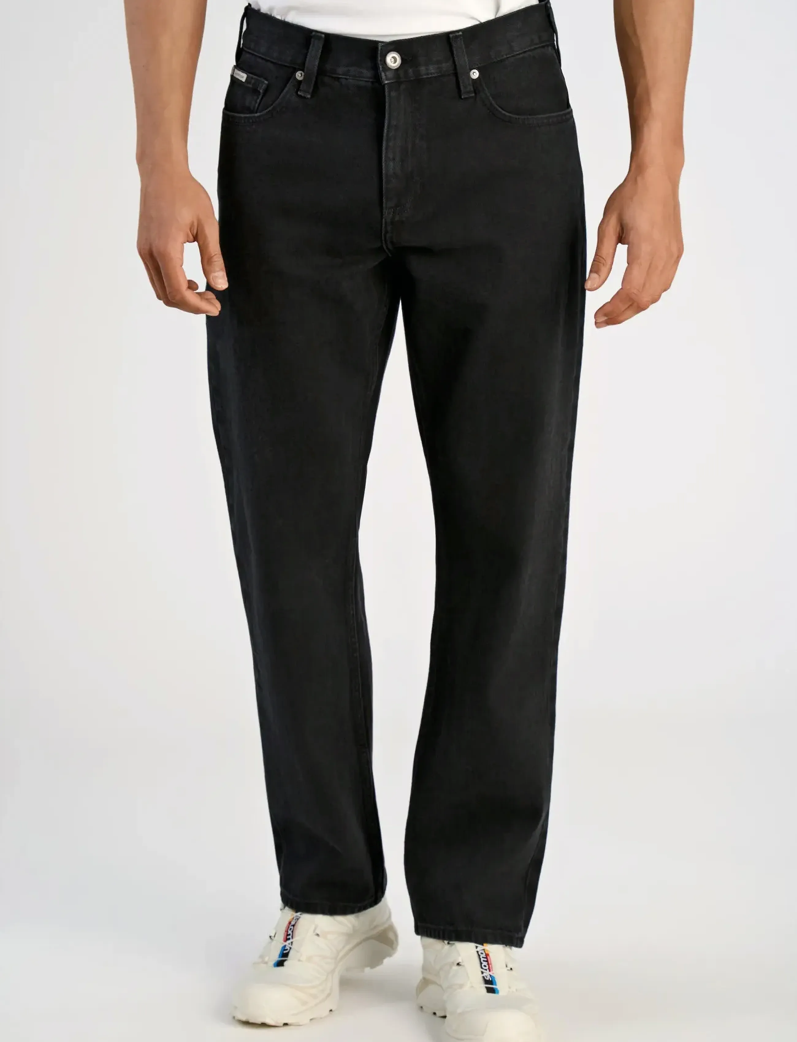 Lindbergh Loose Fit Jeans, 32 x 32, Black, Jeans > Afslappede, Herre