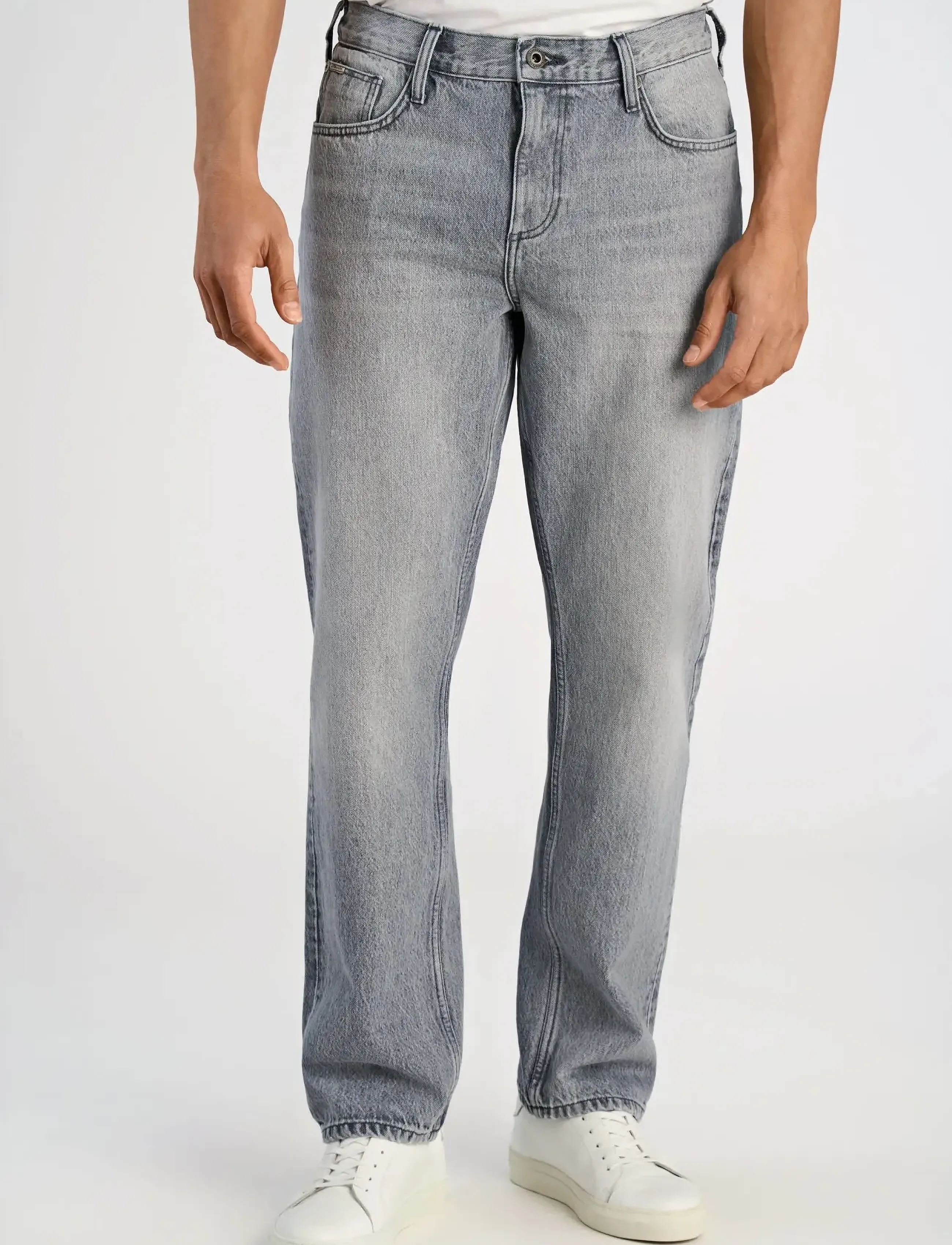 Lindbergh Loose Fit Jeans, 32 x 32, Grey, Jeans > Afslappede, Herre