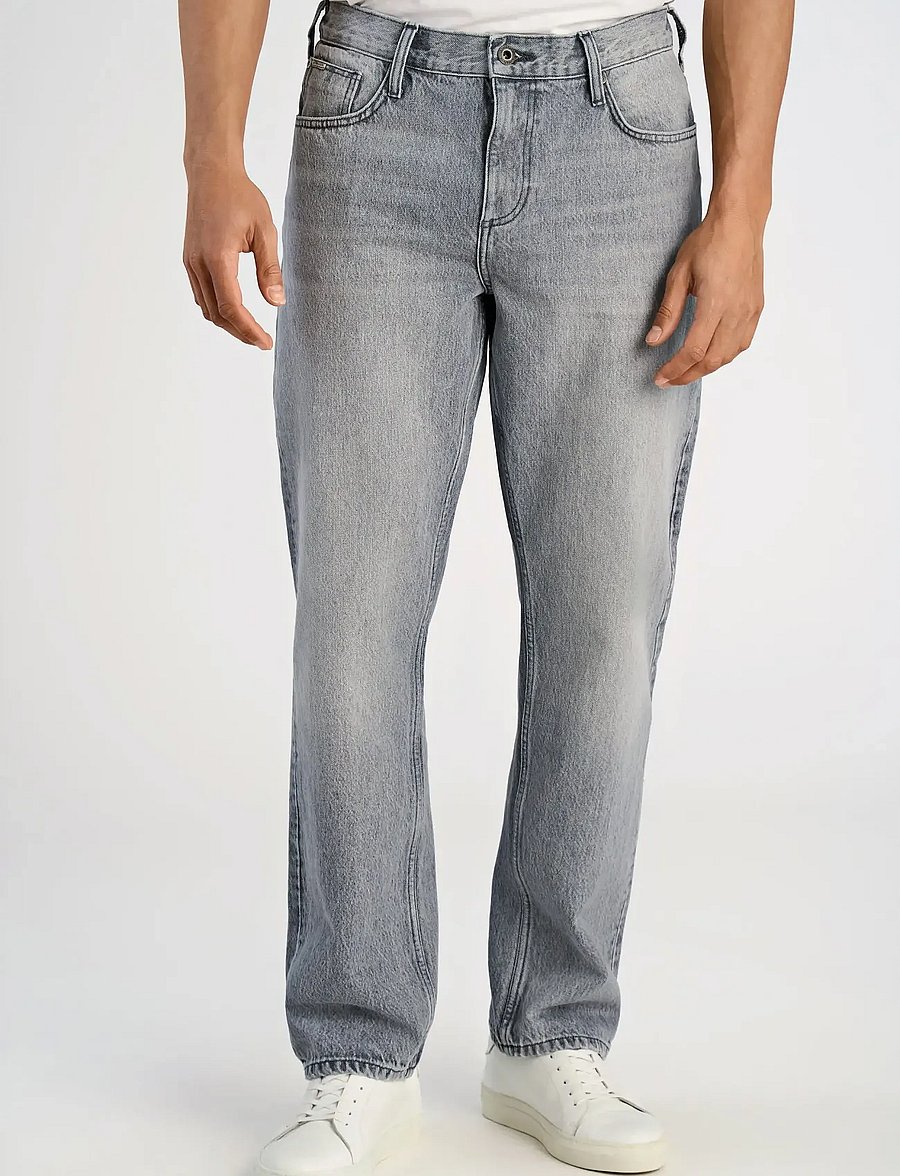 Lindbergh - Loose fit jeans - weite jeans - thunder grey - 0