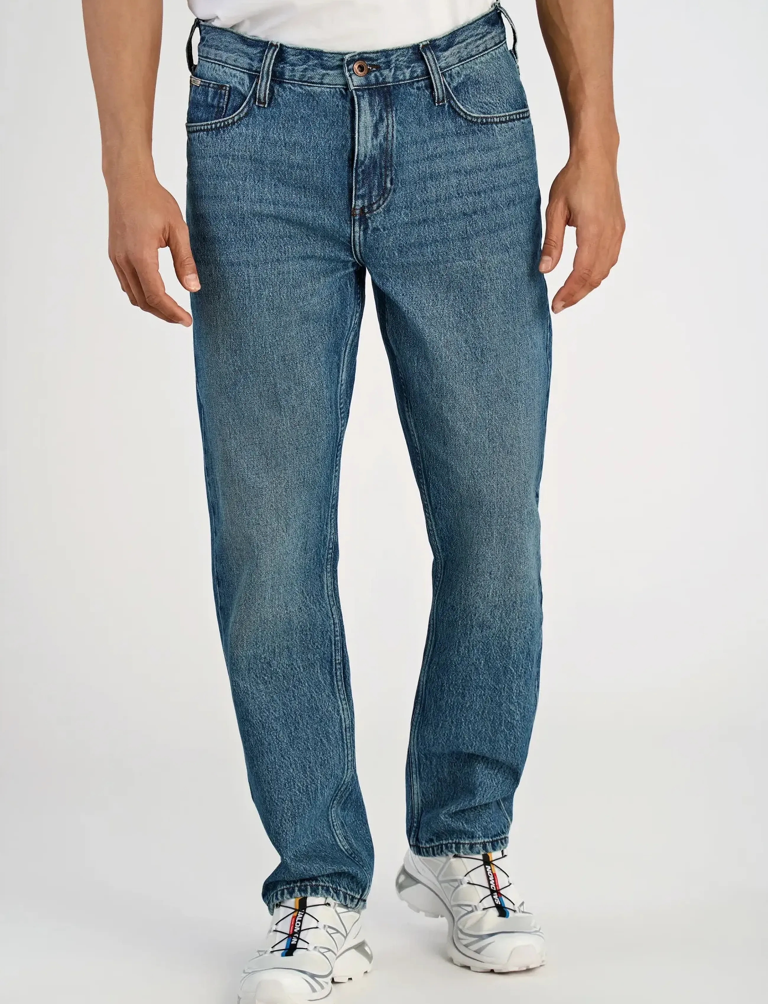 Lindbergh Loose Fit Jeans, 32 x 32, Blue, Jeans > Afslappede, Herre
