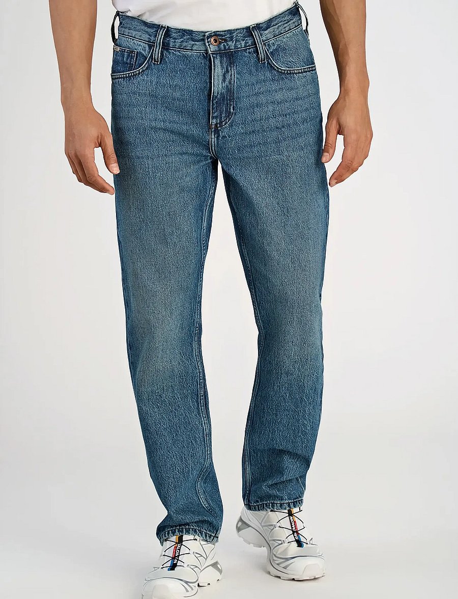 Lindbergh - Loose fit jeans - weite jeans - trade blue - 0