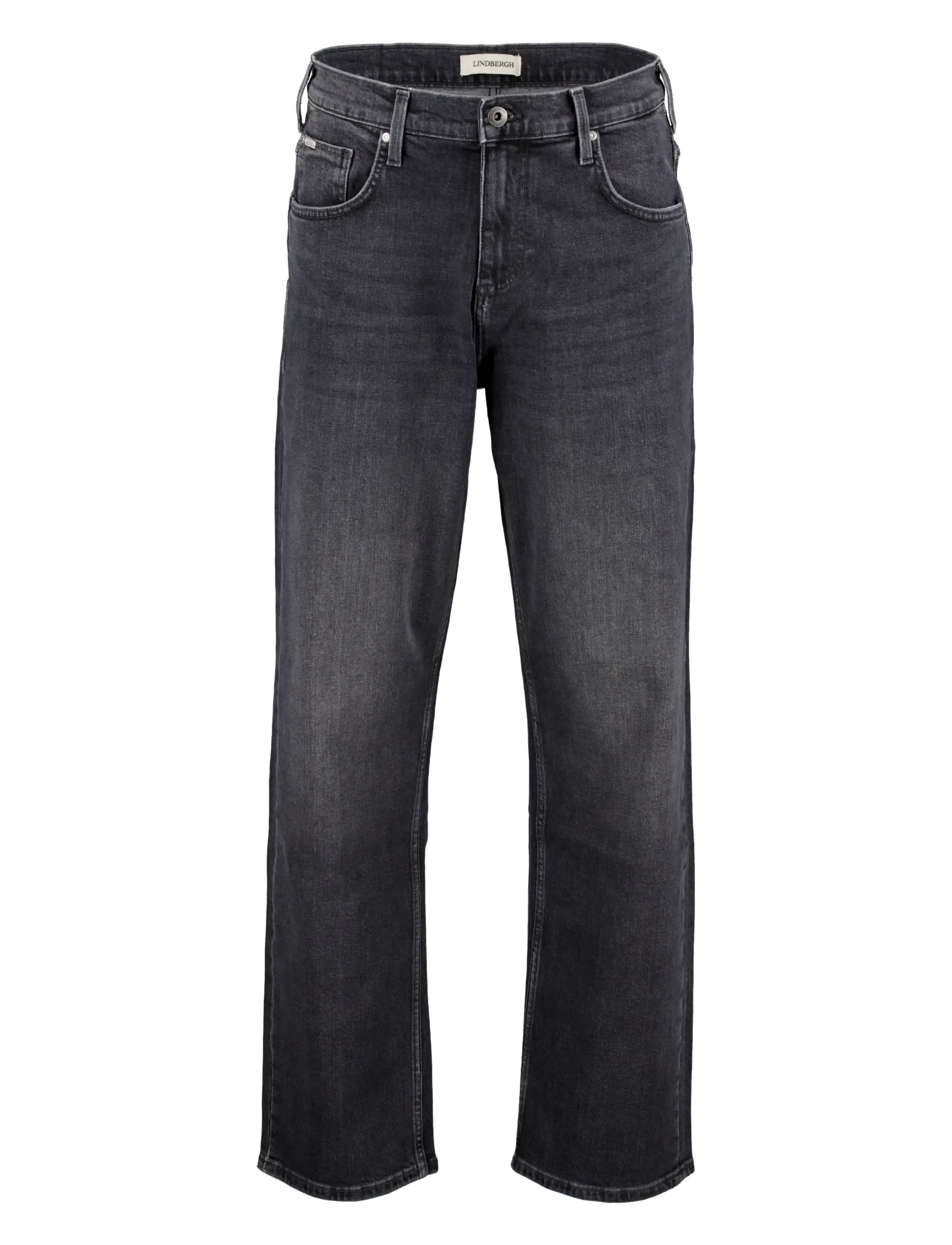 Lindbergh Extra loose fit jeans - Riided - BLACK USED / black