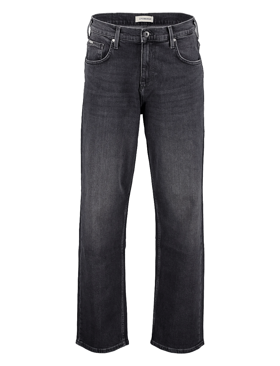 Lindbergh - Extra loose fit jeans - alt laienevad teksad - black used - 0