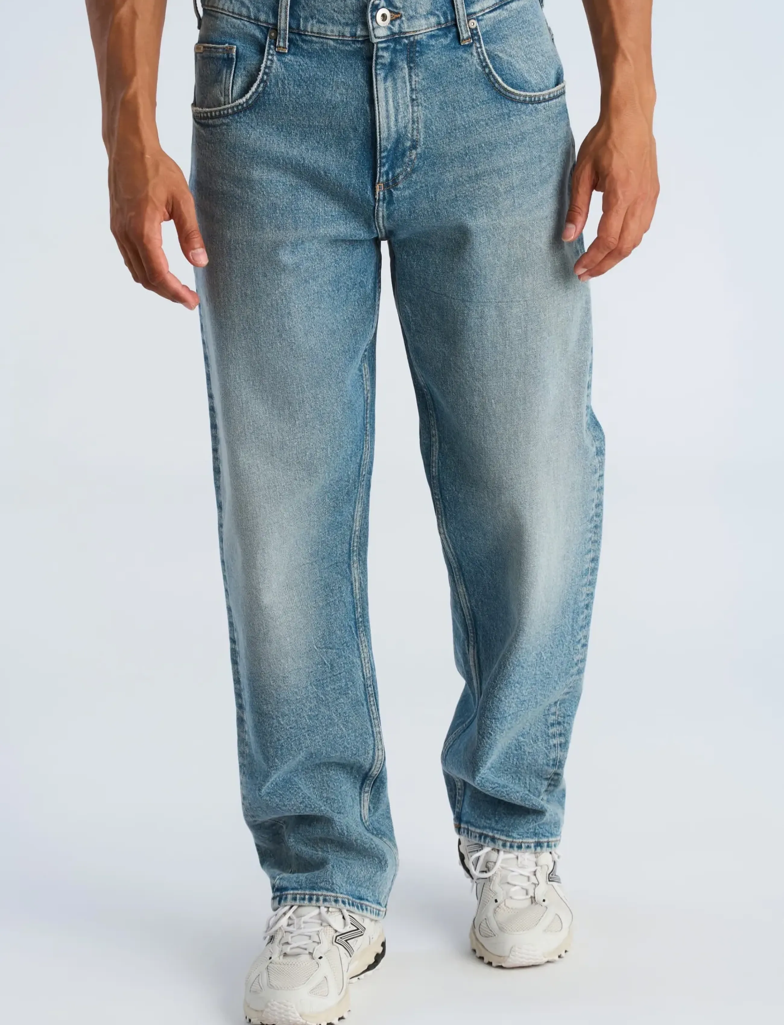 Lindbergh - Extra loose fit jeans - weite jeans - tanto blue - 3