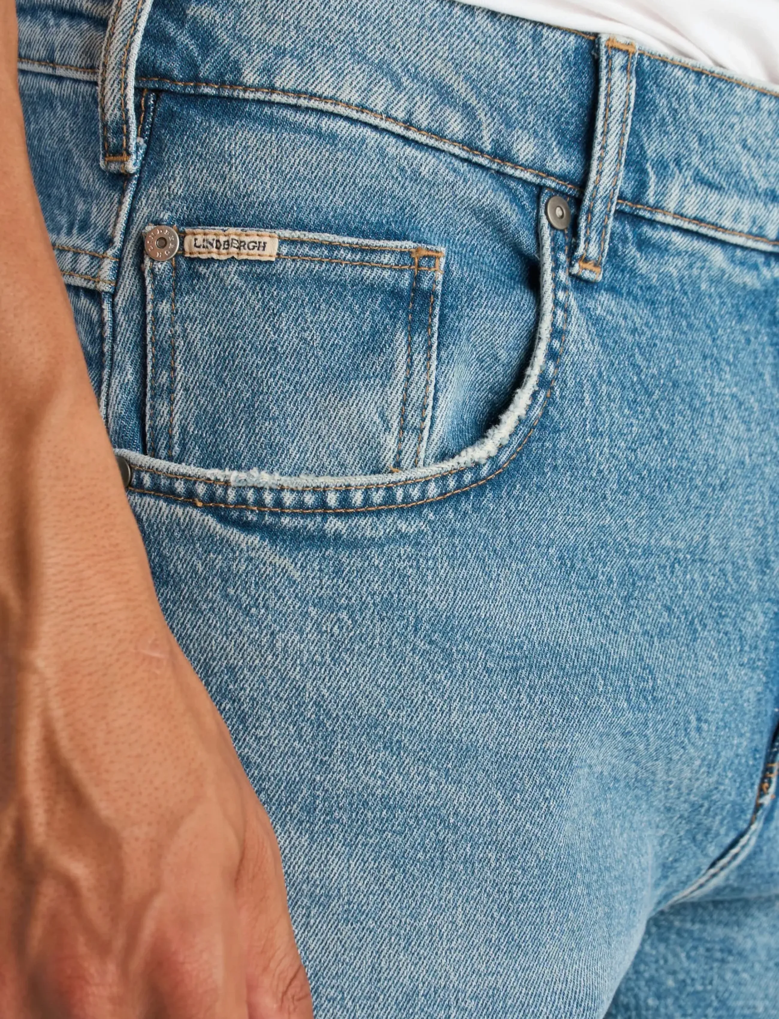 Lindbergh - Extra loose fit jeans - weite jeans - tanto blue - 5