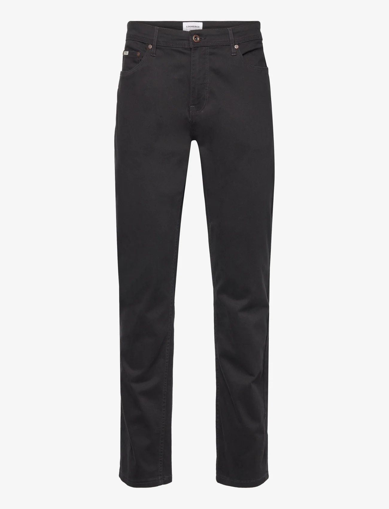 Lindbergh - Twill Superflex 5 pocket pants - regular jeans - charcoal - 0