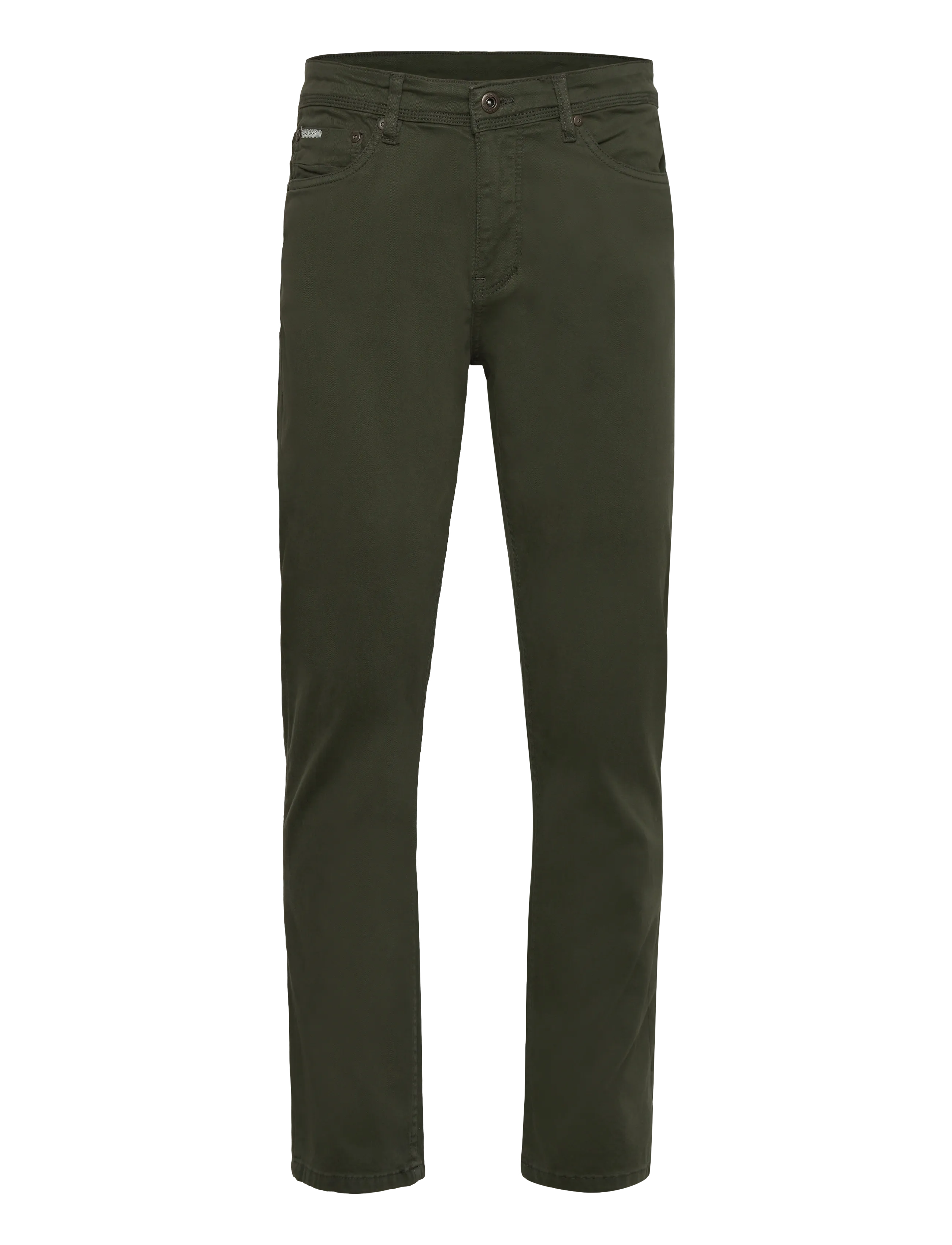 Lindbergh Twill Superflex 5 Pocket Pants, 32 x 32, Green, Jeans > Almindelige, Herre